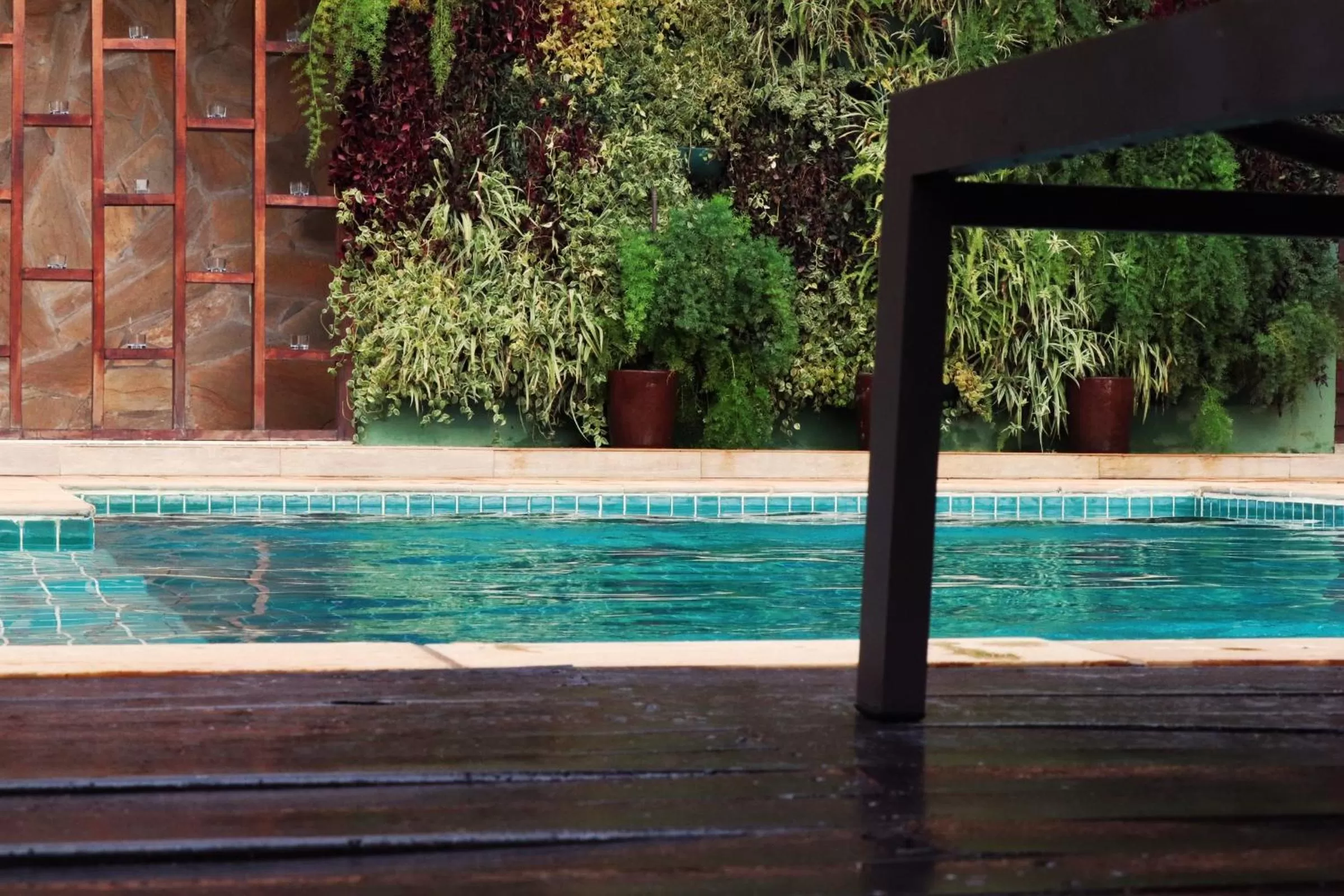 Decorative detail, Swimming Pool in Pousada Santa Thereza