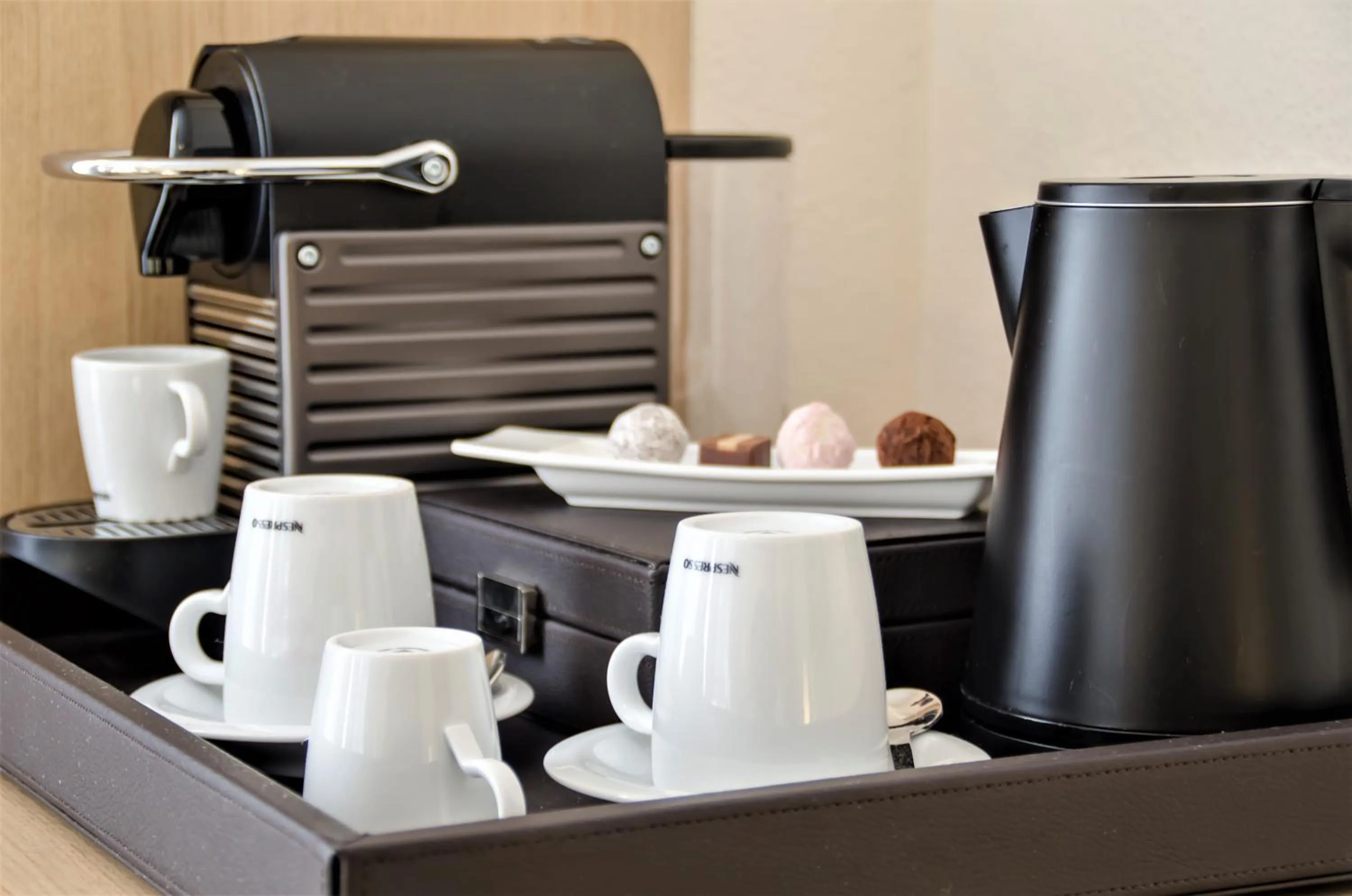 Decorative detail in Hotel Merkur - Superior