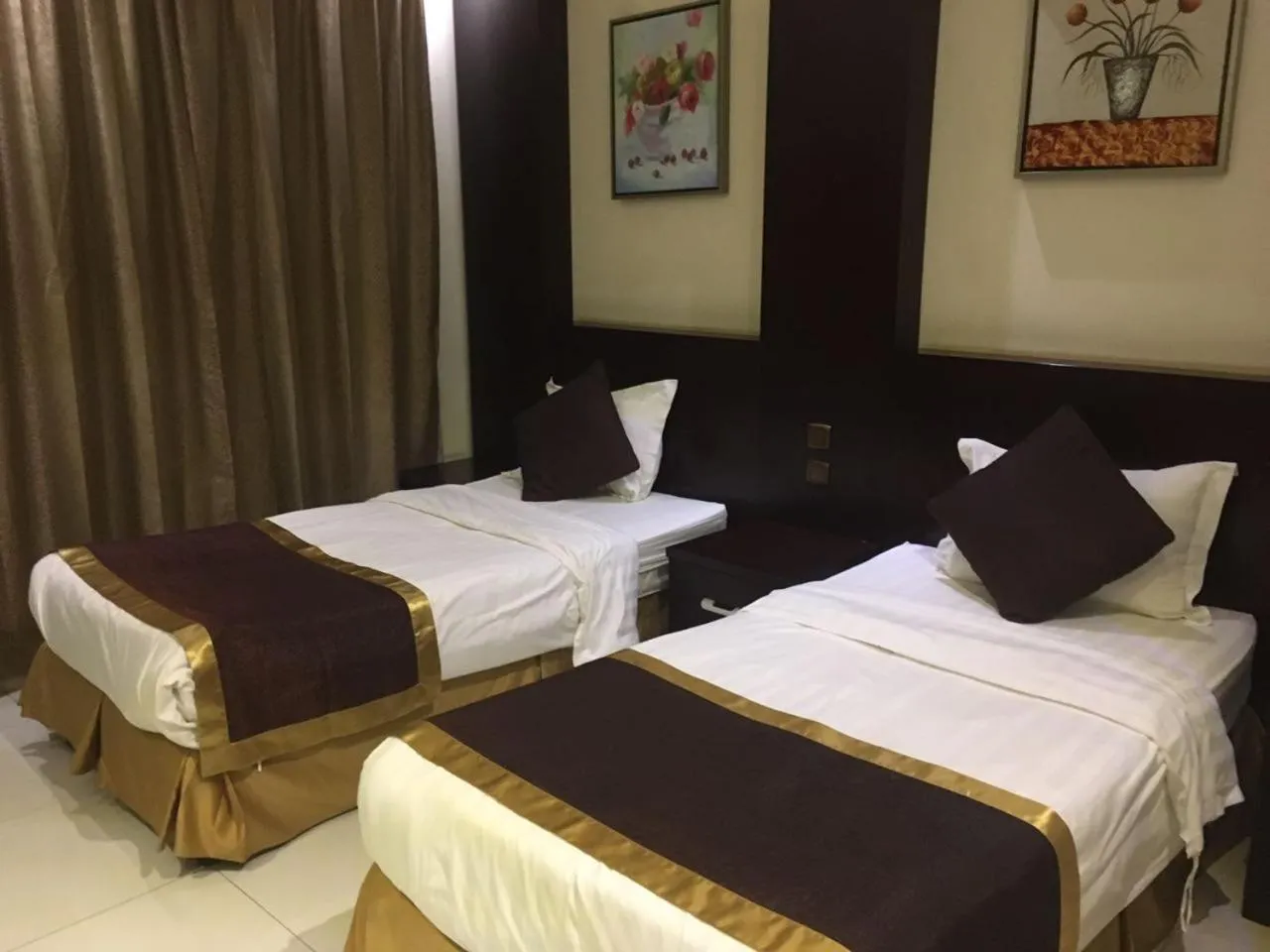 Bed in Taleen Serviced Apartments Al Nakheel