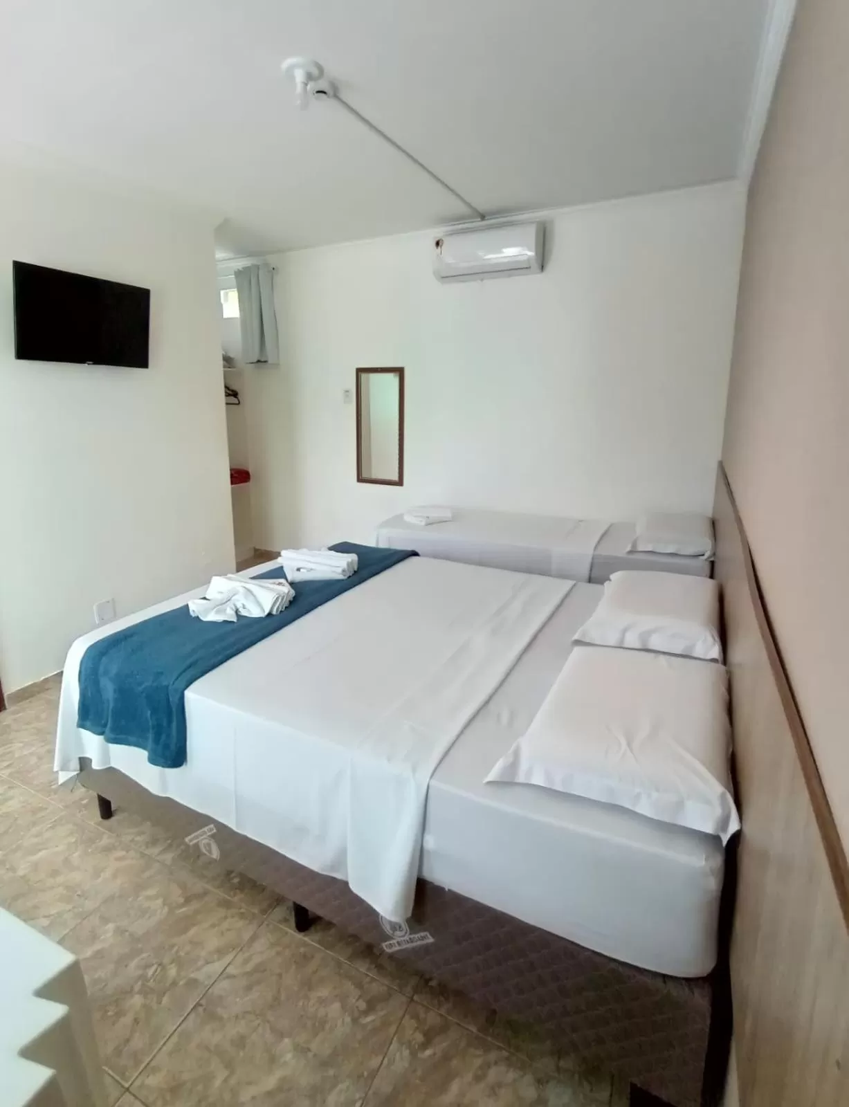 Bed in Pousada Concha Dourada