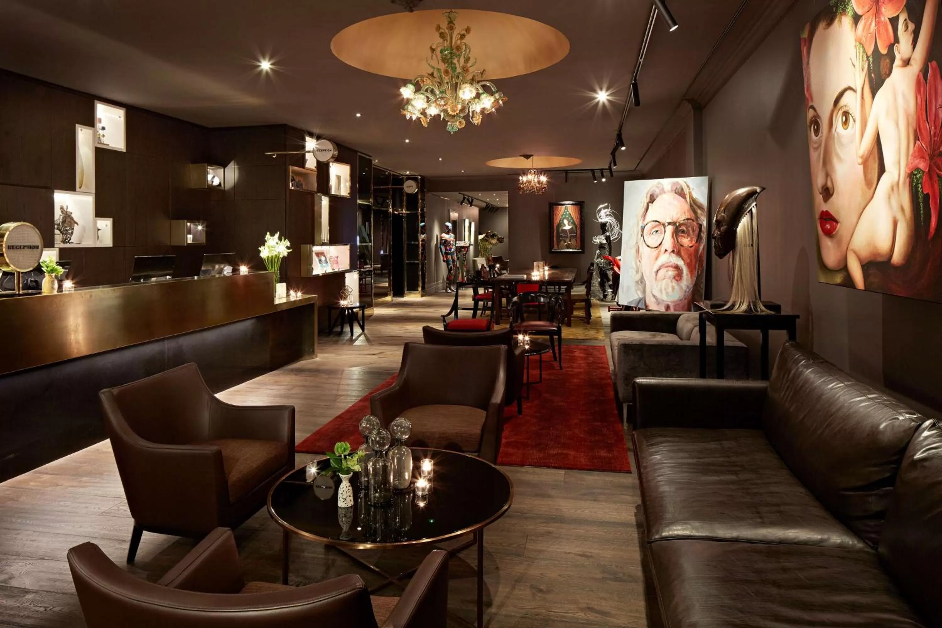 Lobby or reception in QT Wellington