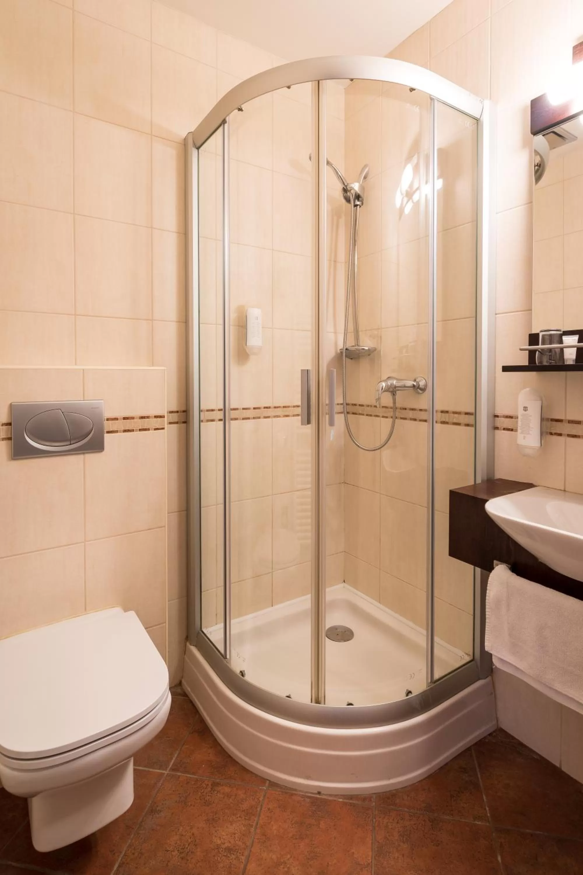 Bathroom in Hotel U Hejtmana Šarovce