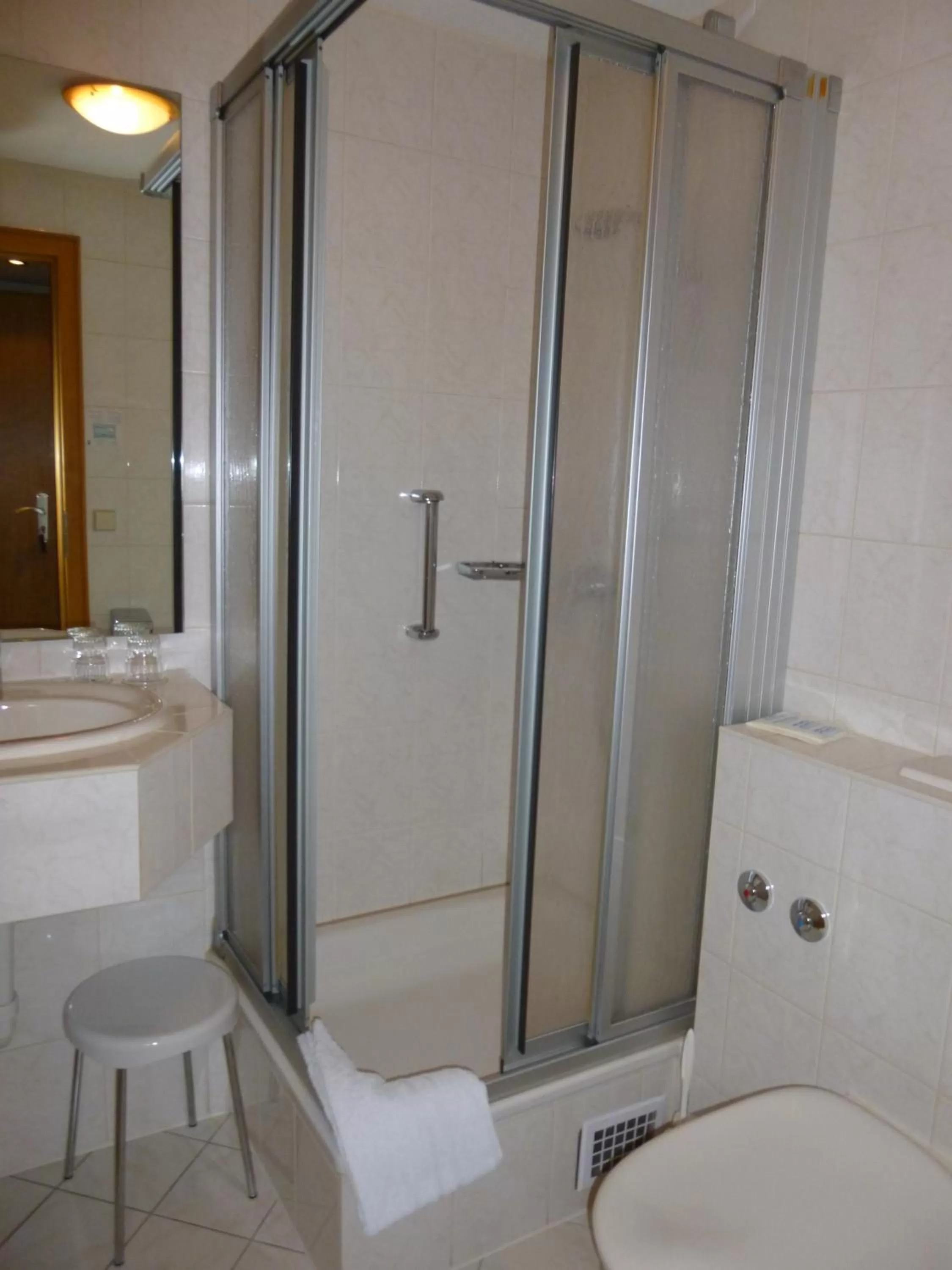 Shower, Bathroom in Hotel Schwarzwald-Gasthof Rößle