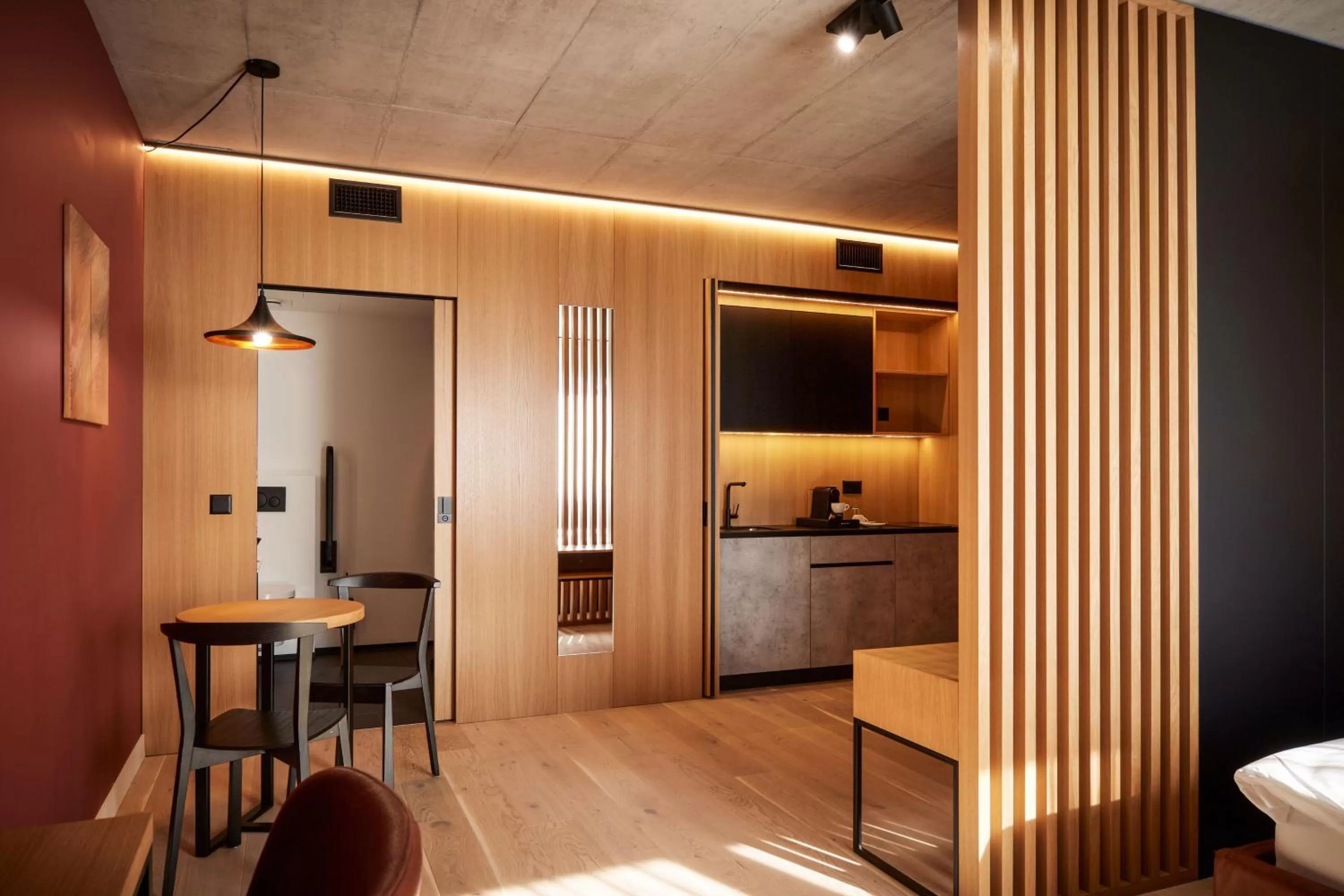 Kitchen or kitchenette in Tailormade Hotel RIGIBLICK Küssnacht