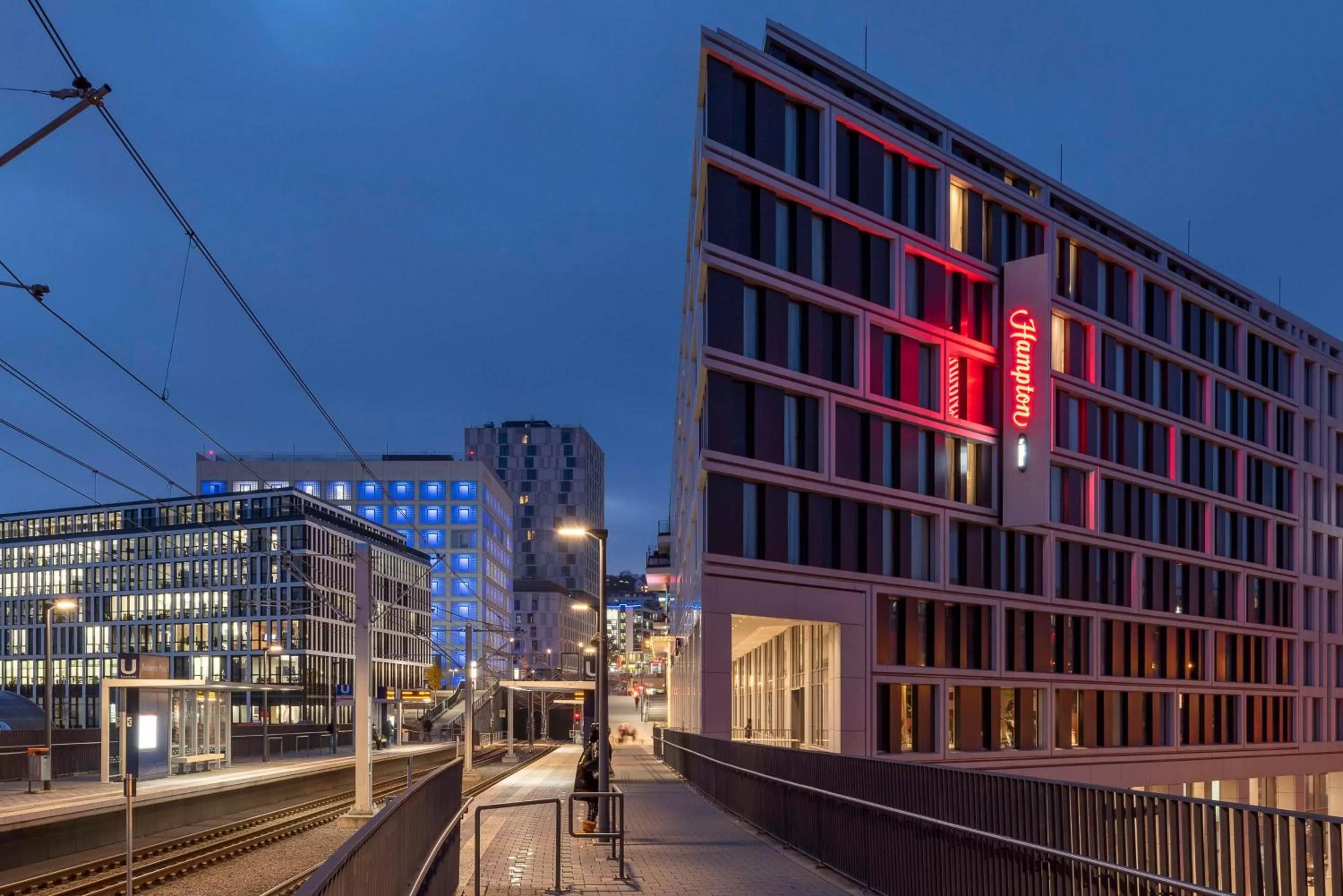 Property building in Hampton by Hilton Stuttgart City Centre