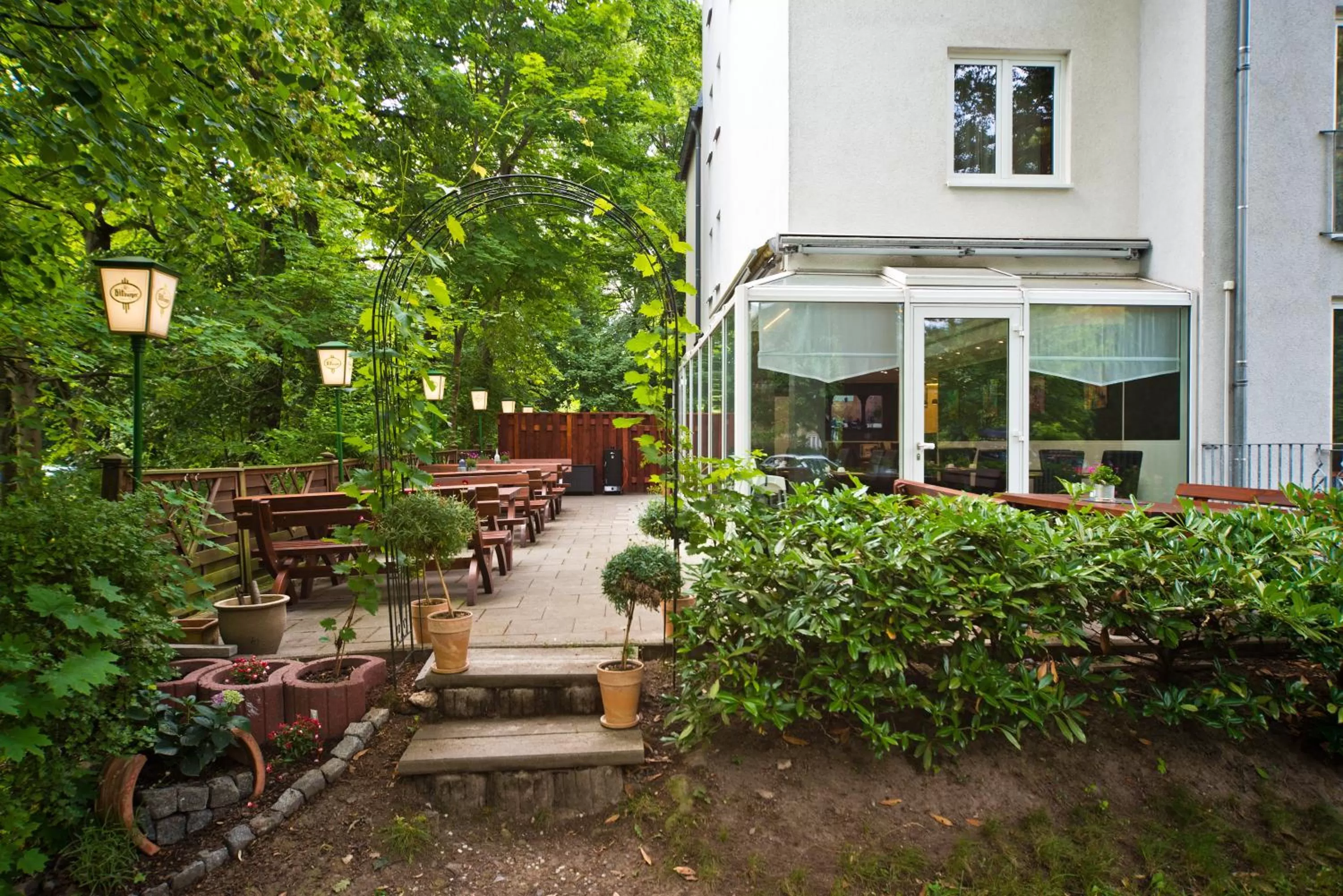 Patio in C-YOU Hotel Chemnitz