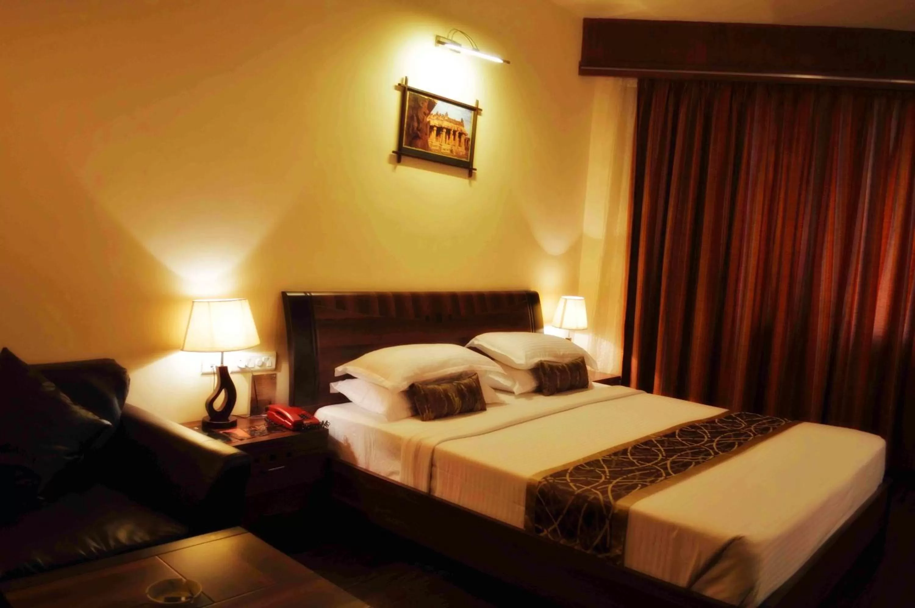 Bedroom, Bed in Malligi,Hampi