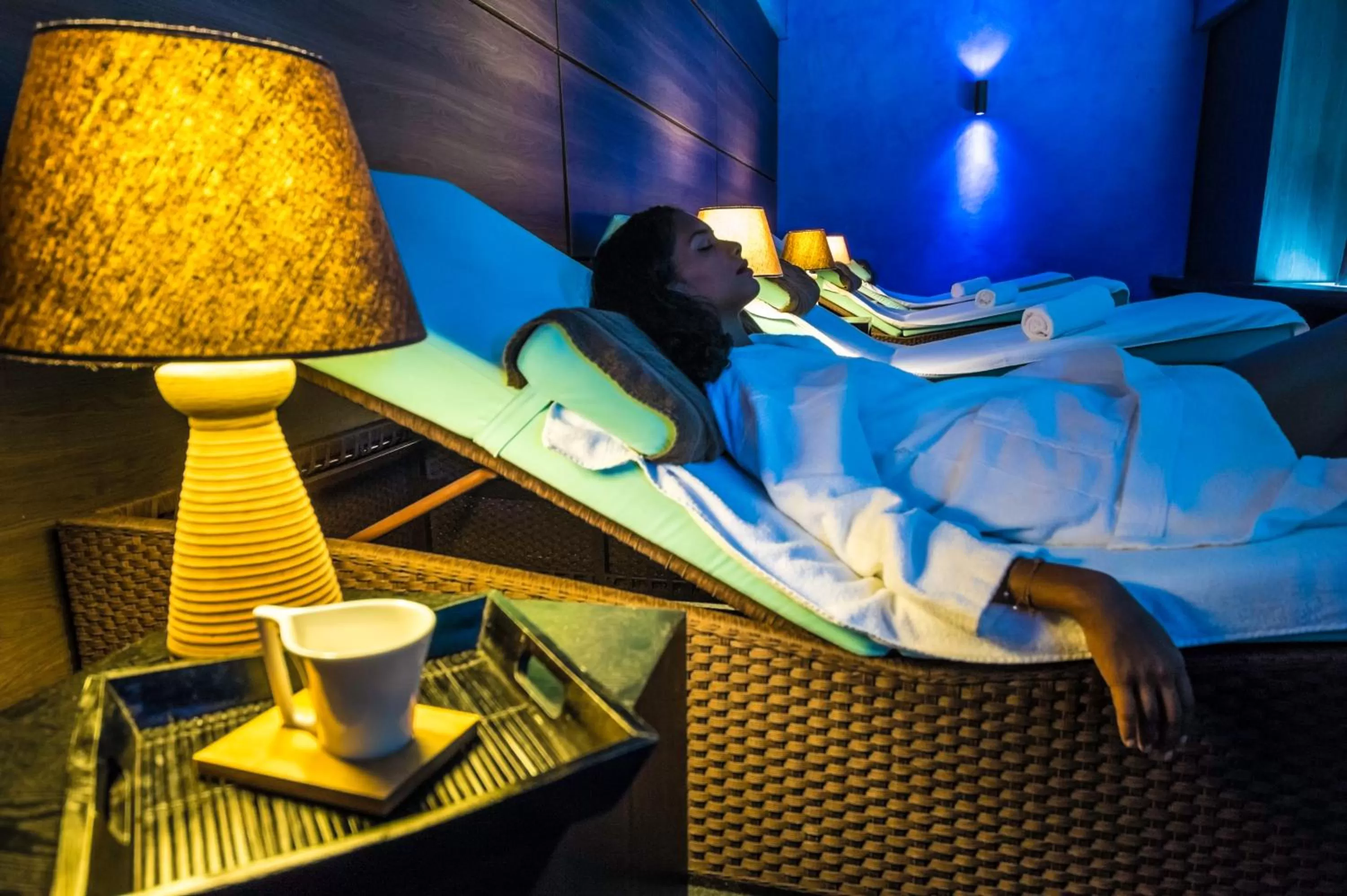 Spa and wellness centre/facilities, Bed in Mahogany Hotel Residence & Spa