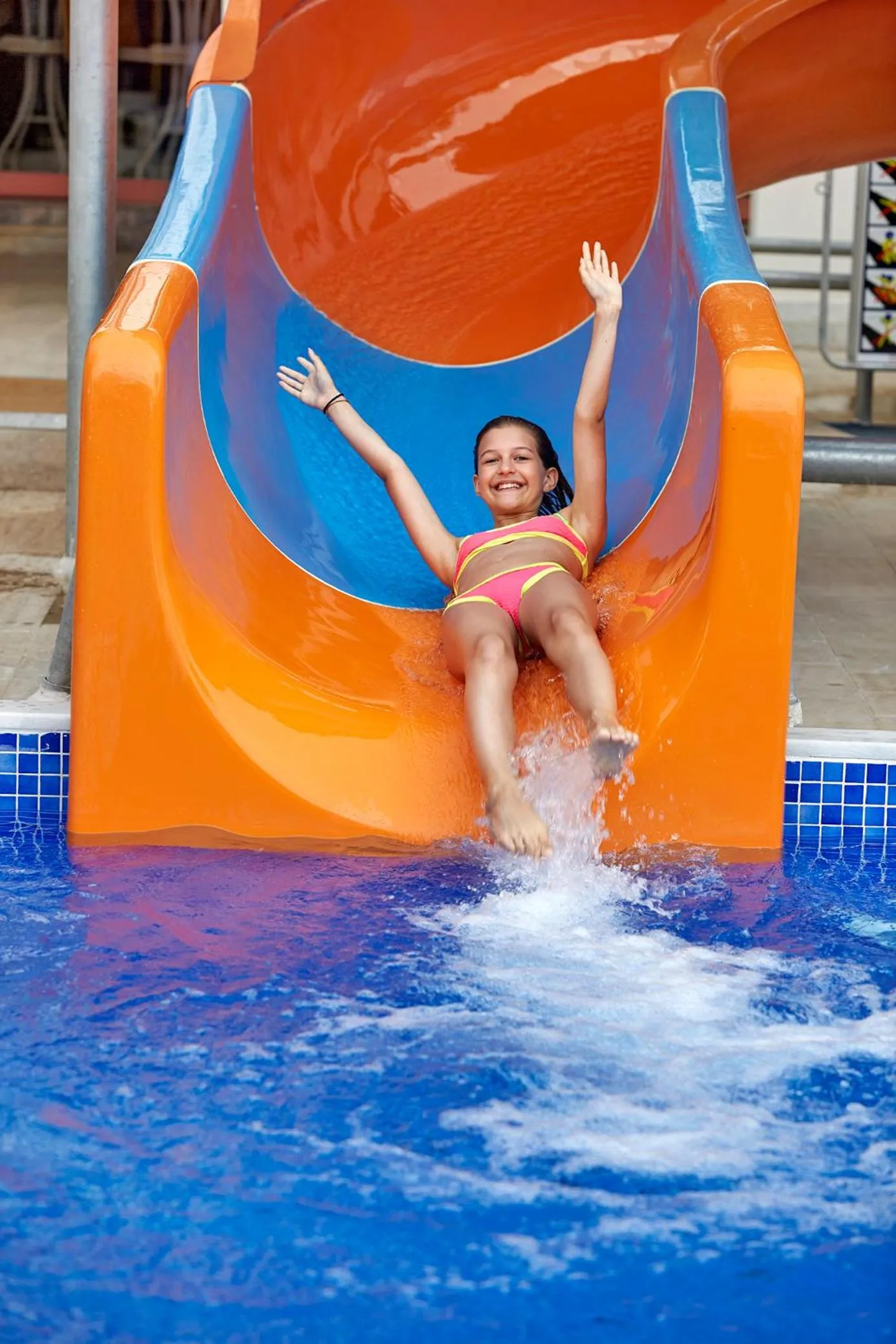 Aqua park in Hotel Billurcu
