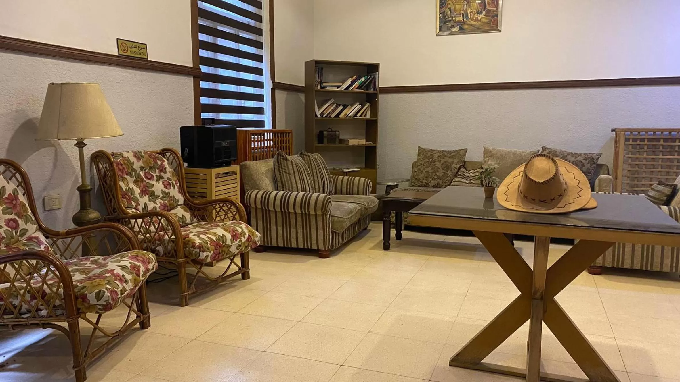 Seating area in New Park Hotel