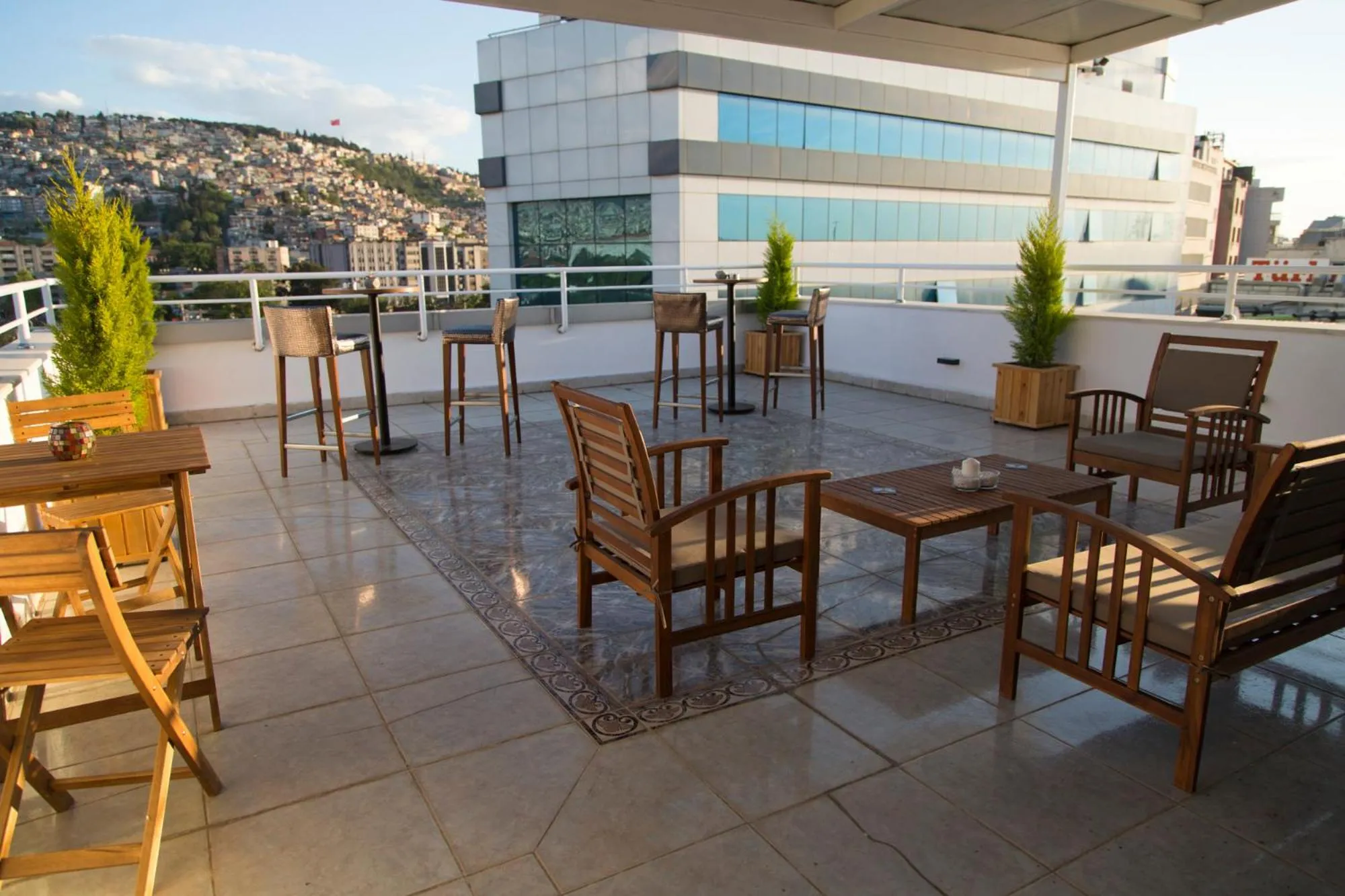 Patio in Blanca Hotel