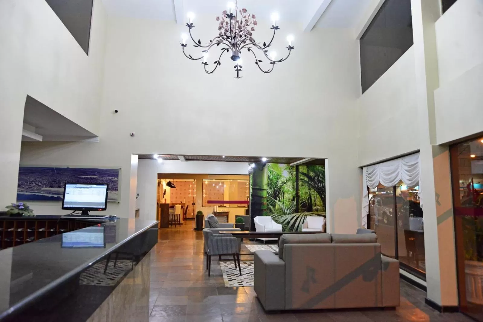 Lobby or reception, Lounge/Bar in De Rose Palace Hotel