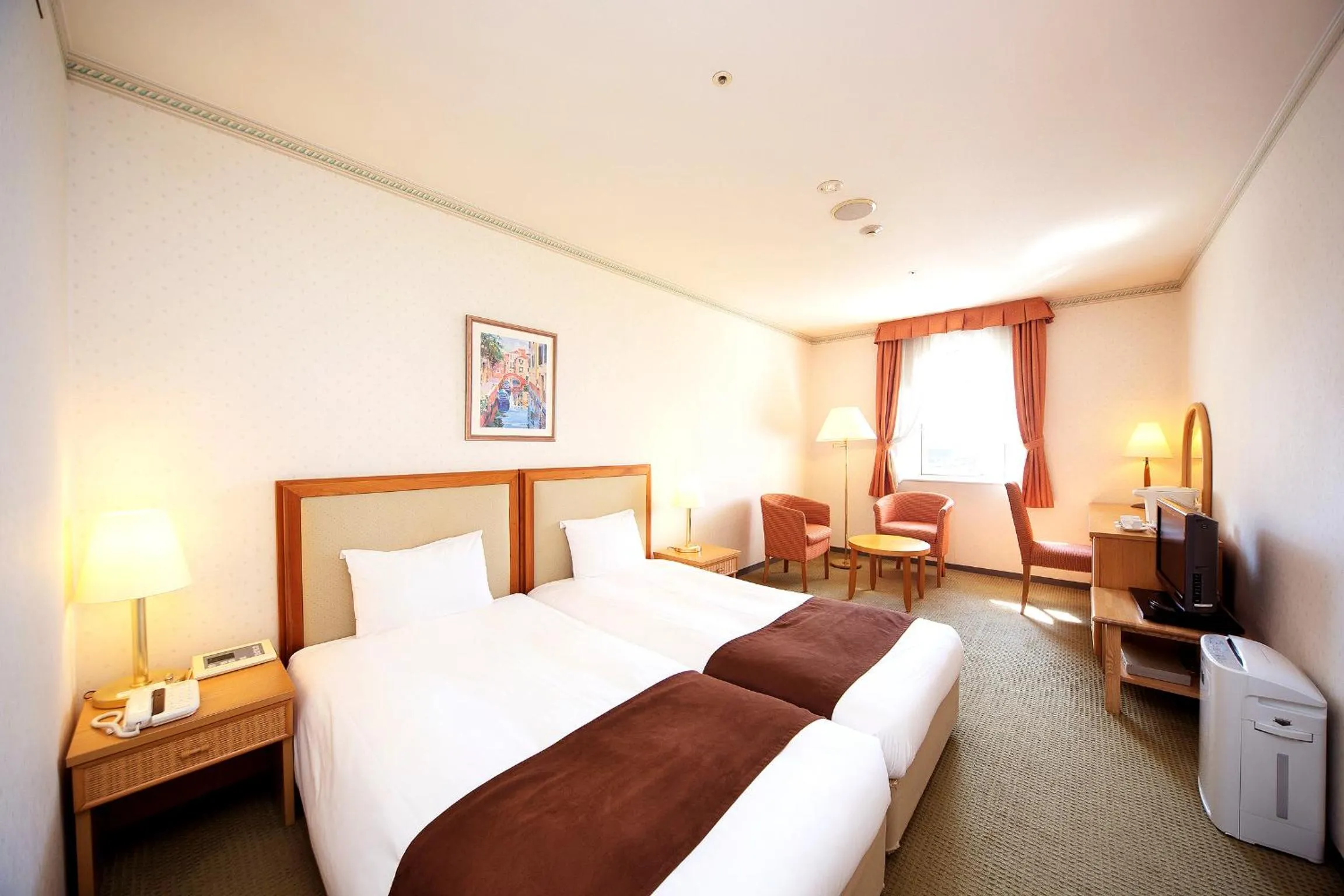 Living room, Bed in Wakayama Marina City Hotel