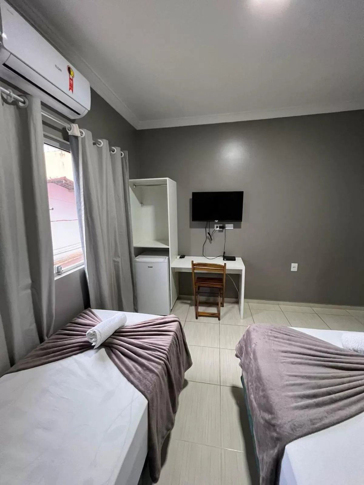 Bed in Pousada Praia Bela