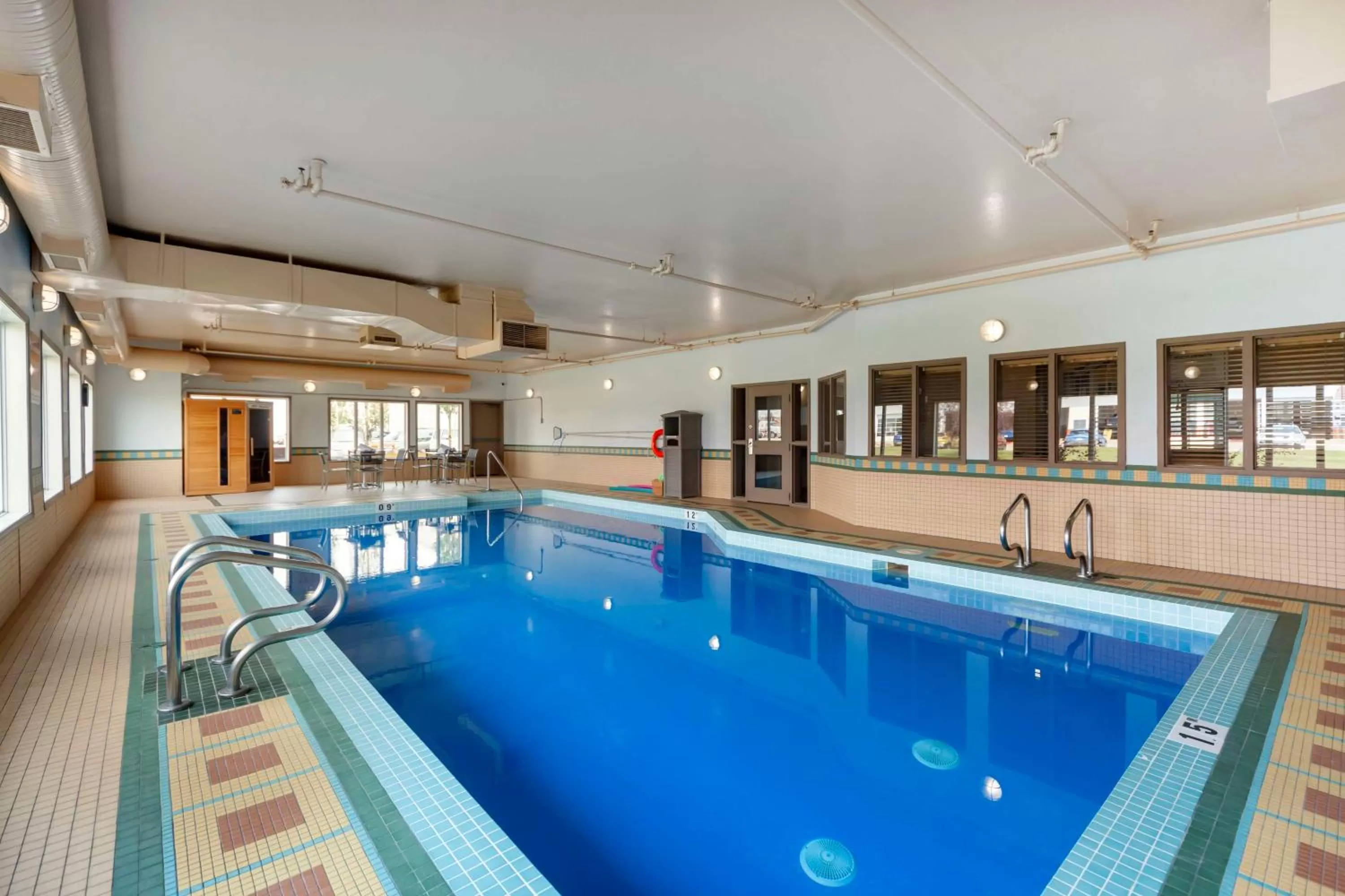 Pool view in Best Western Grande Prairie