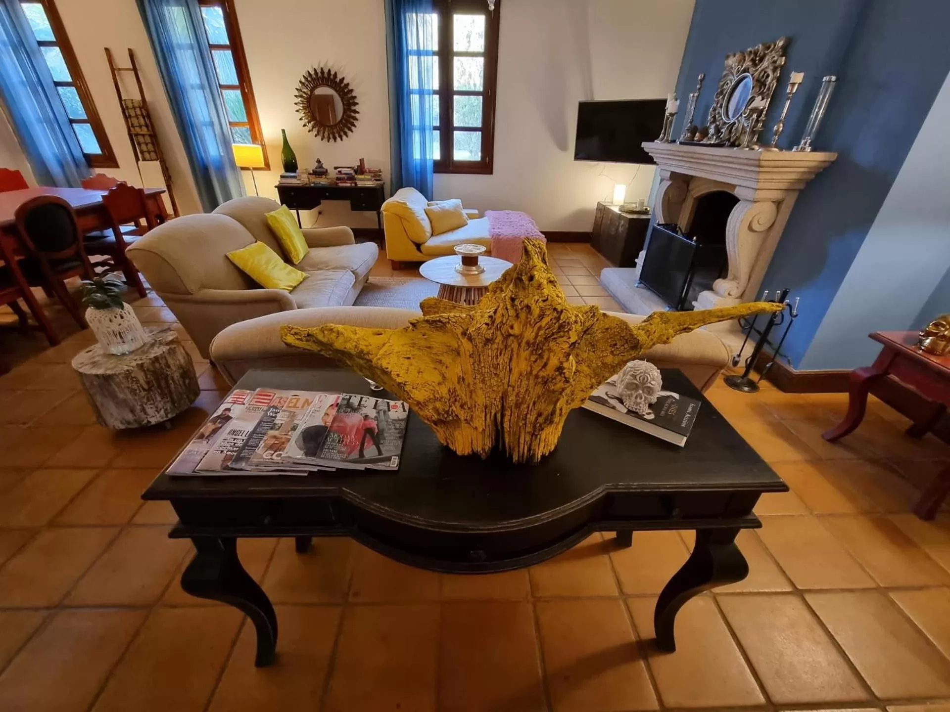 Communal lounge/ TV room in Casa a Pedreira Rias Baixas