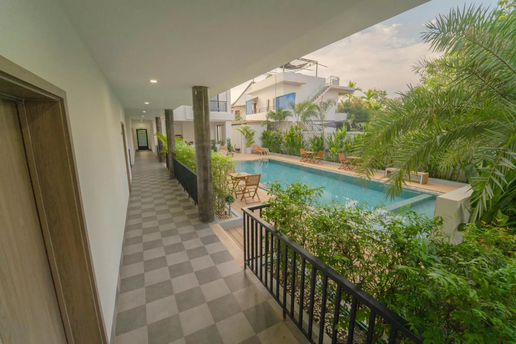 Floor plan, Balcony/Terrace in Angkor H Villa