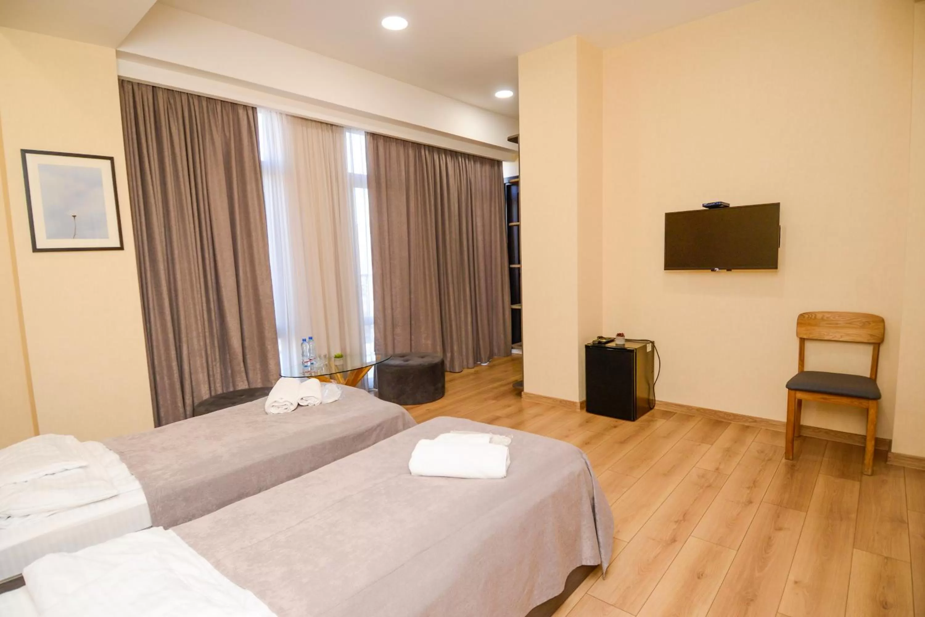 Bed in Hotel Avlabari Terrace