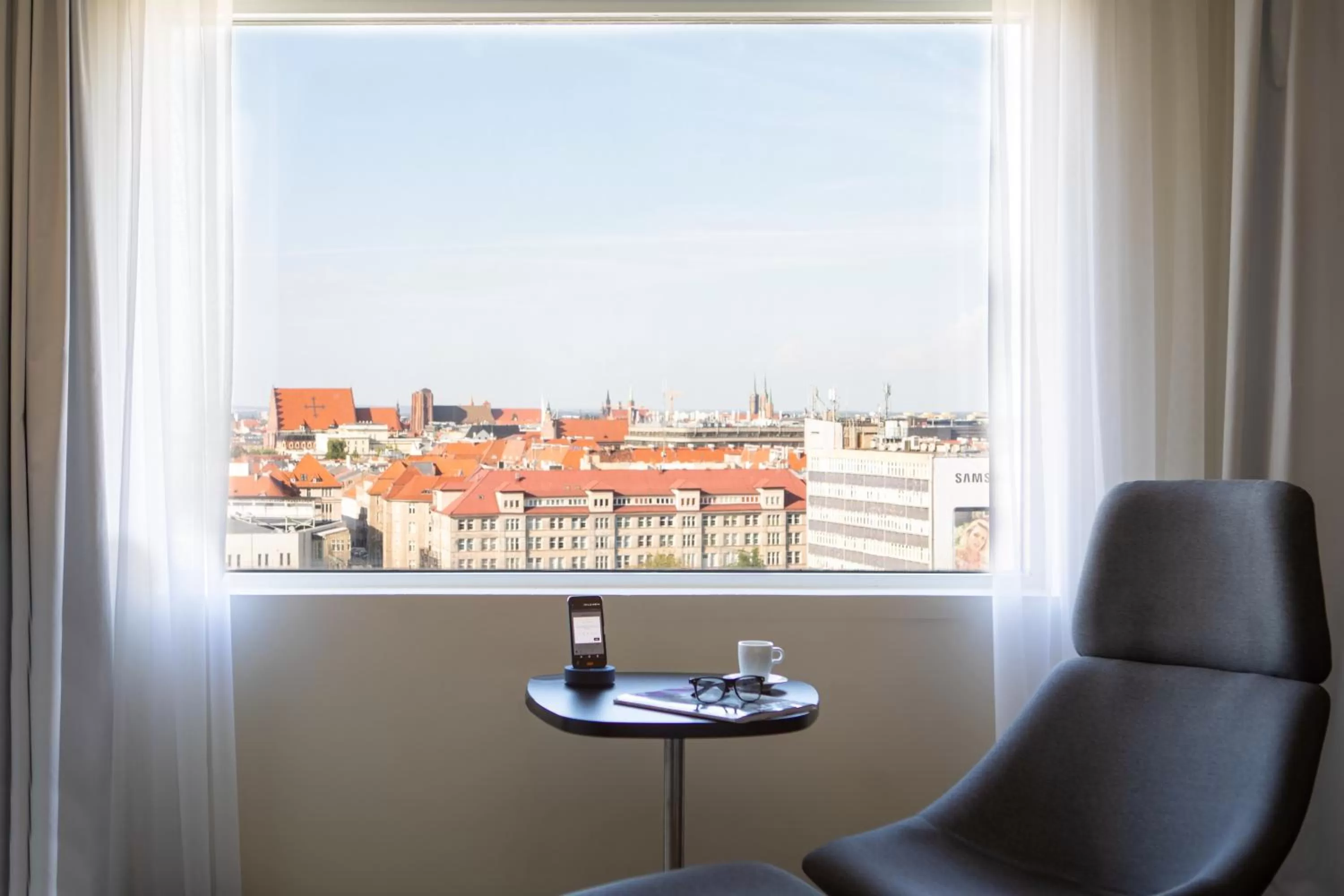 City view in Novotel Wrocław Centrum
