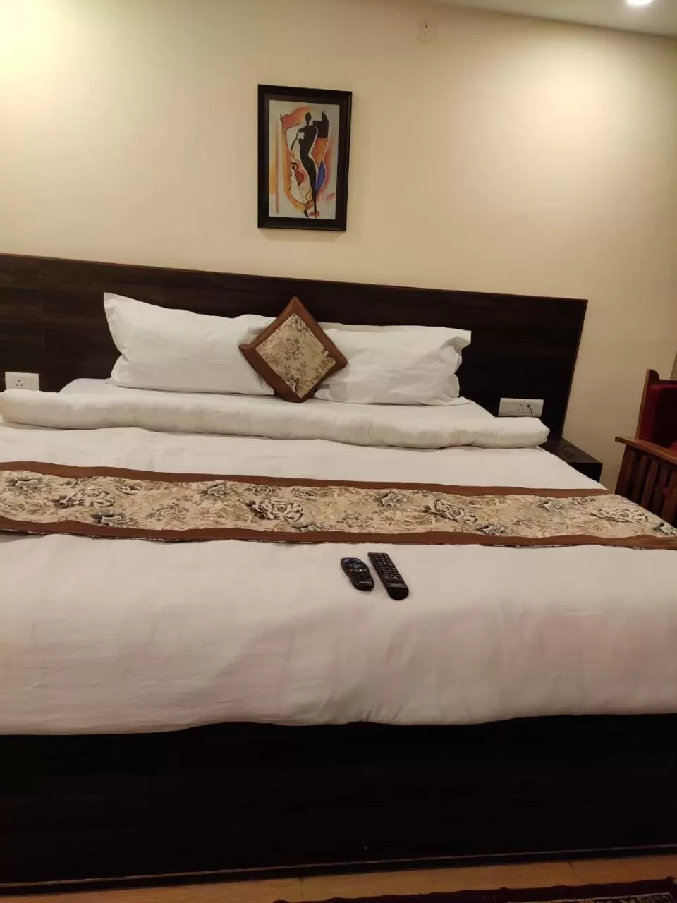 Bed in Hotel The Narayani Continental