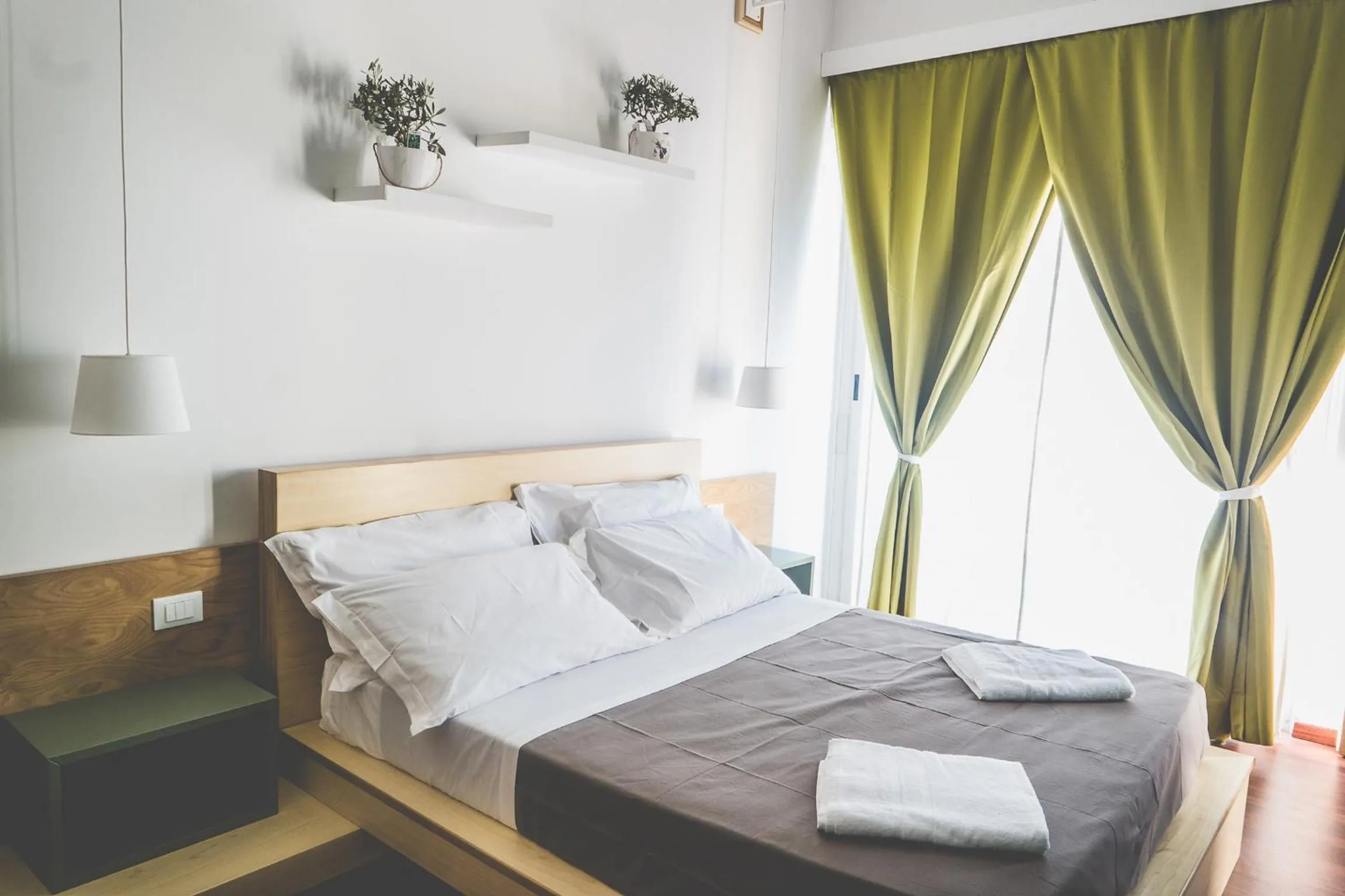 Photo of the whole room, Bed in Bio Hotel Palermo