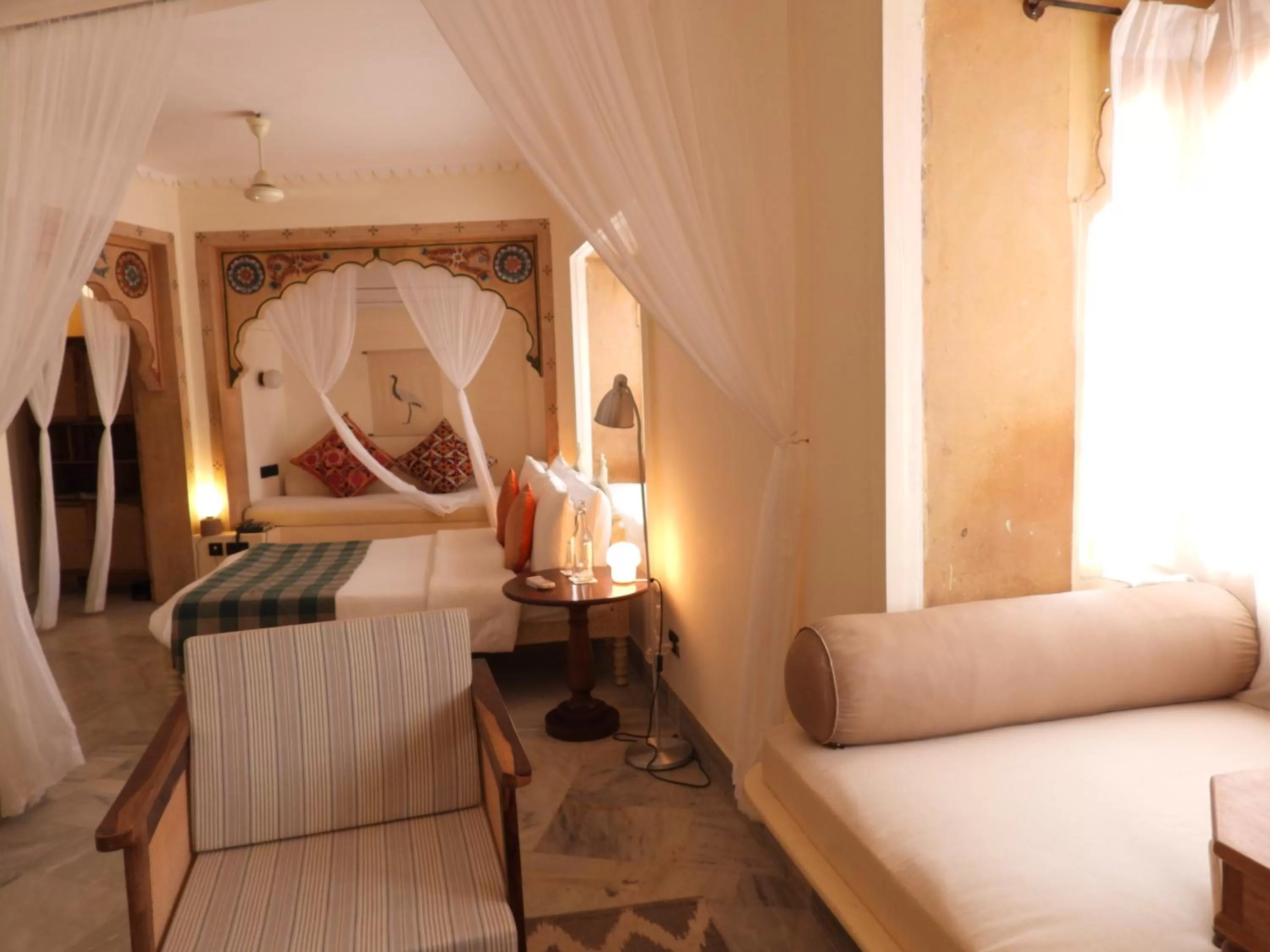 Bed in The Stepwell Hotel