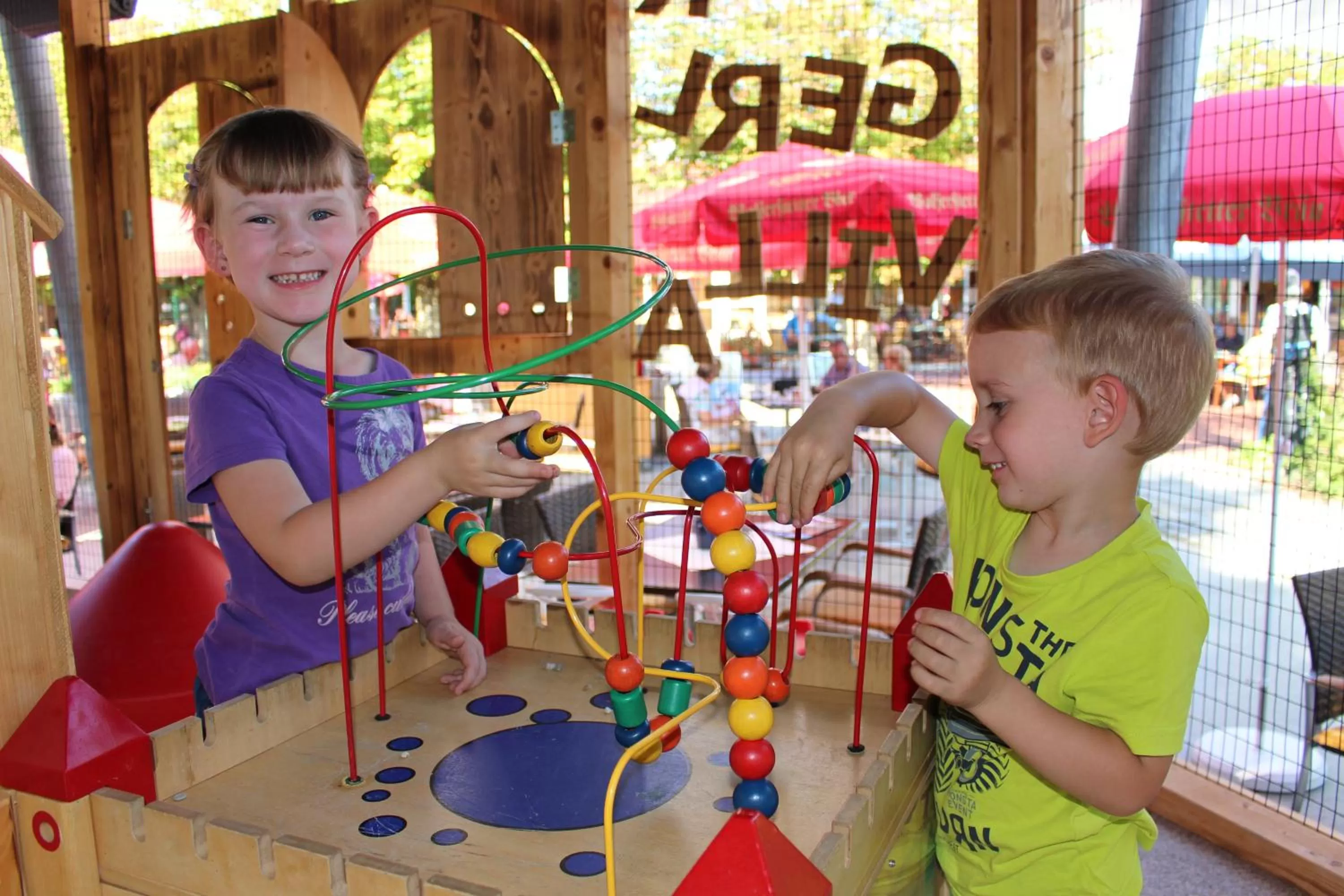 Children play ground in Hotel am Haslinger Hof