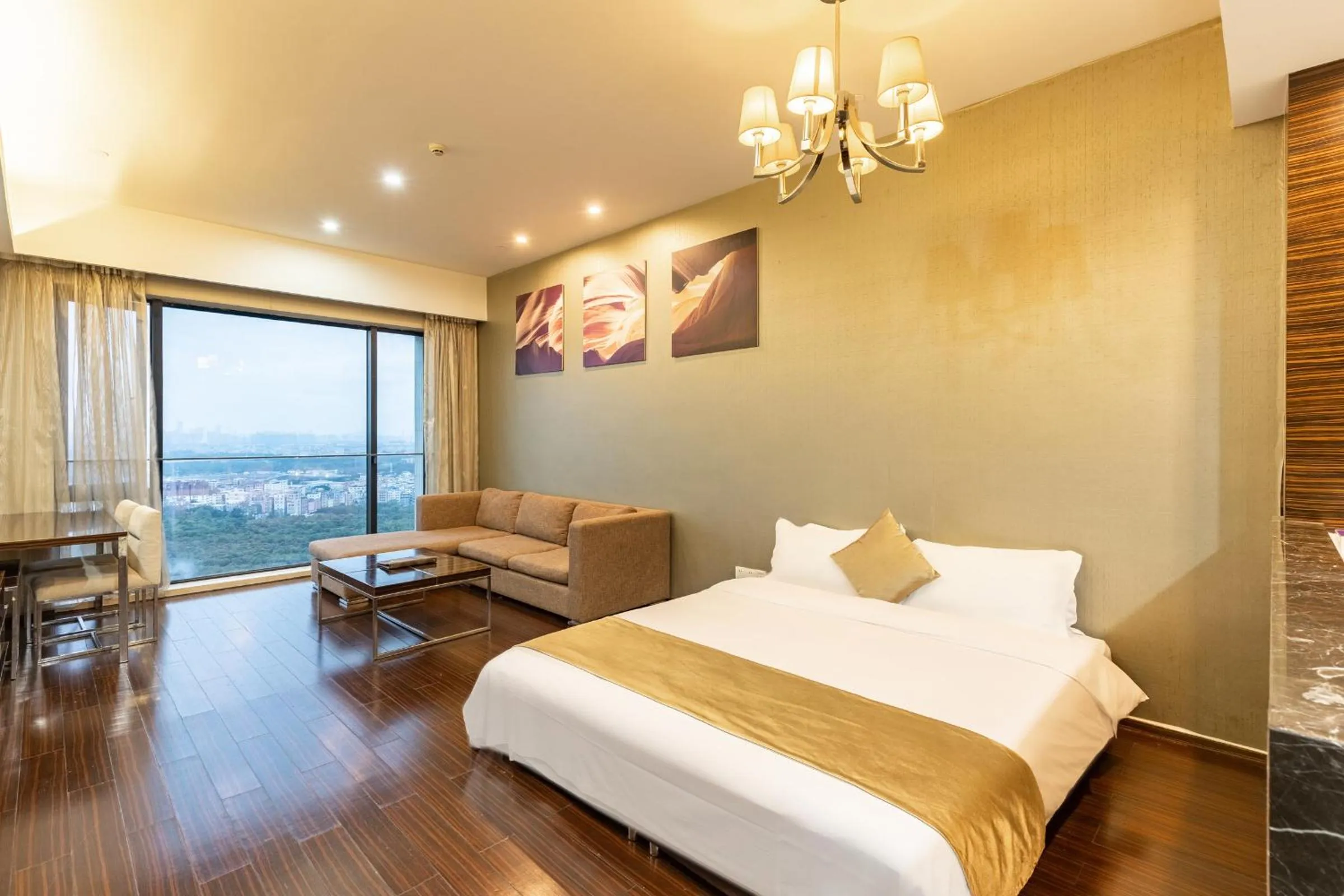 Bed in Guangzhou Xing Yi International Apartment - Poly World Branch