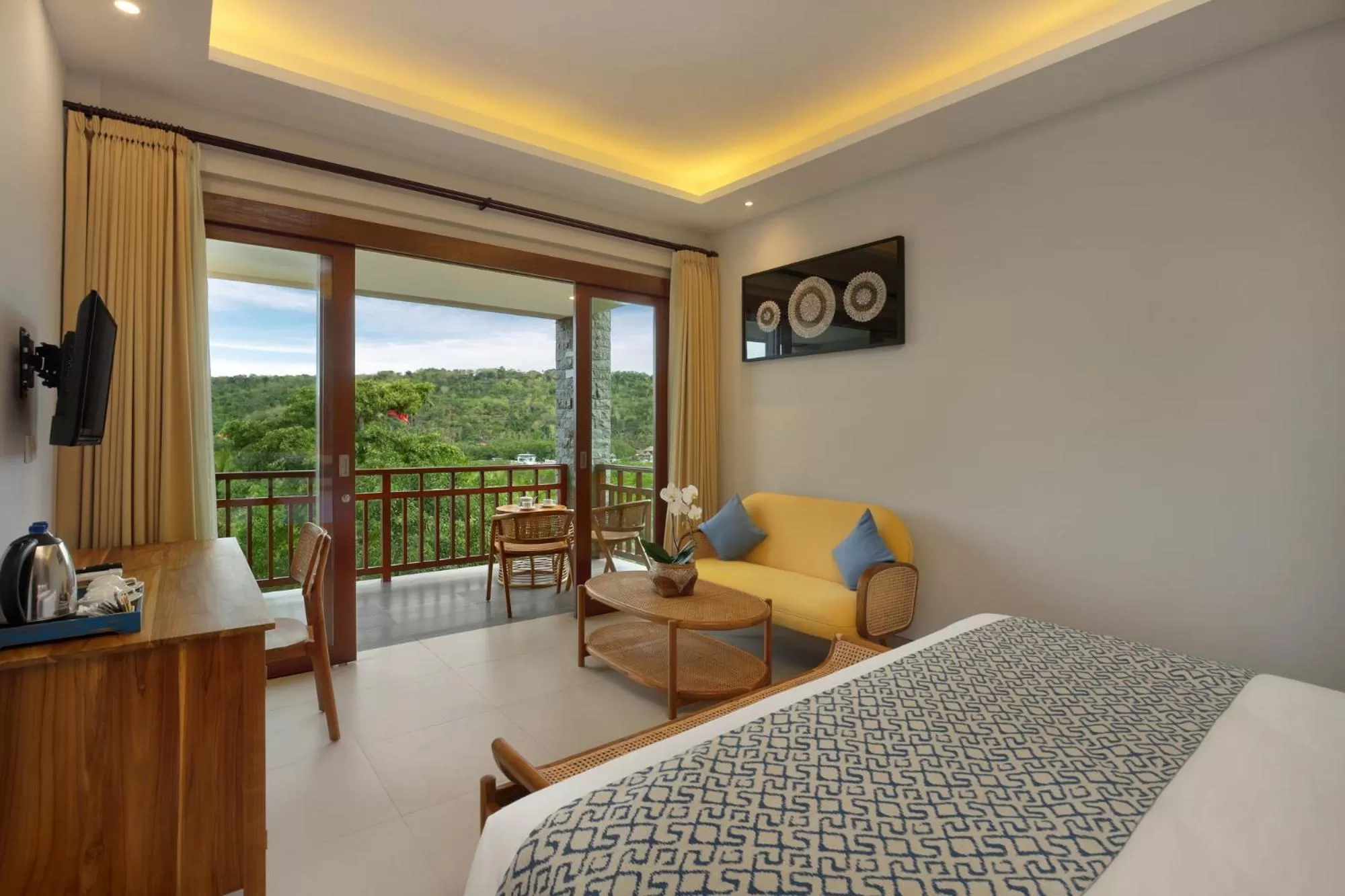 View (from property/room), Bed in The Acala Shri Sedana