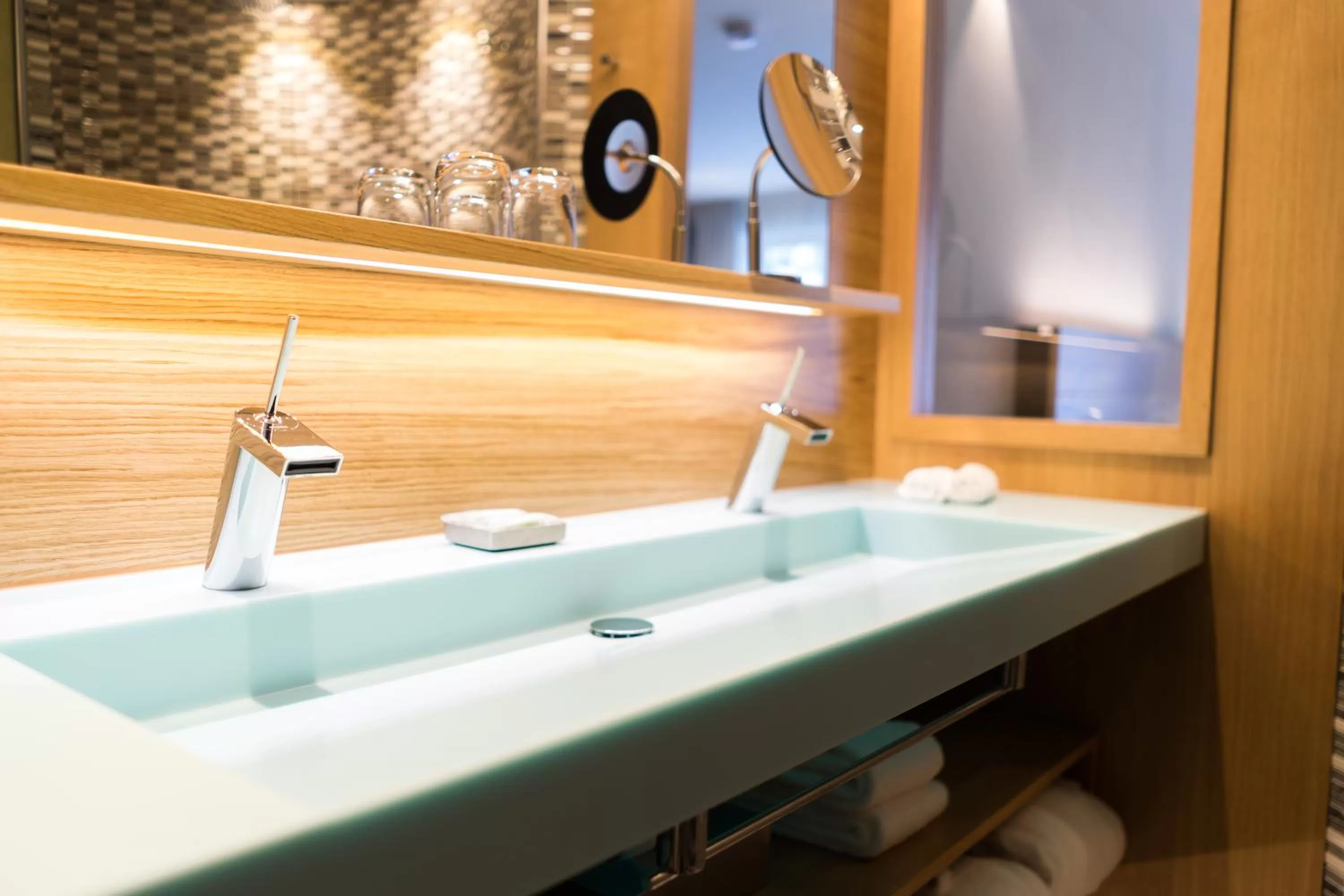 Bathroom in Das Freiberg Romantikhotel