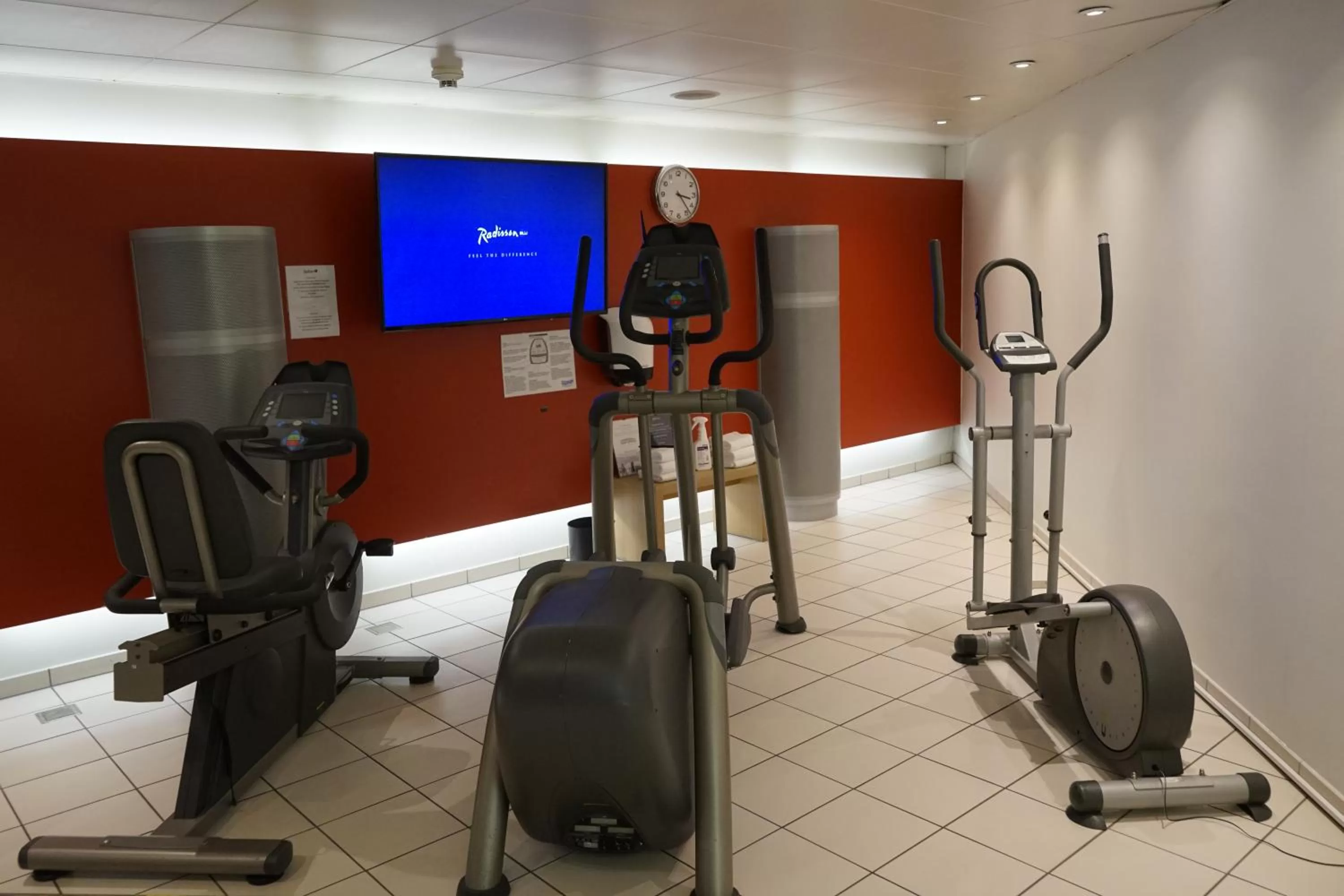 Fitness centre/facilities in Radisson Blu Hotel, St. Gallen