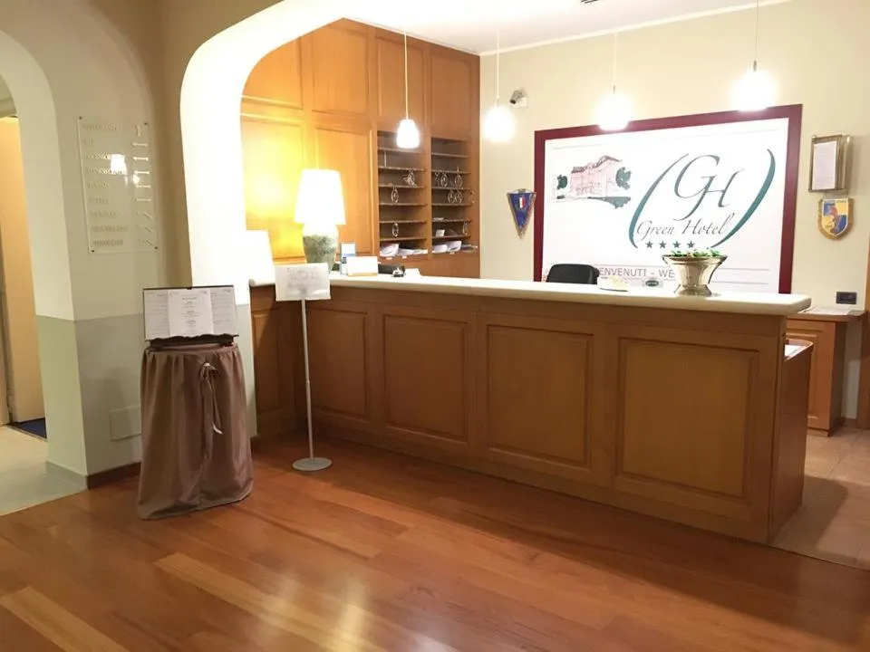 Lobby or reception in Green Hotel