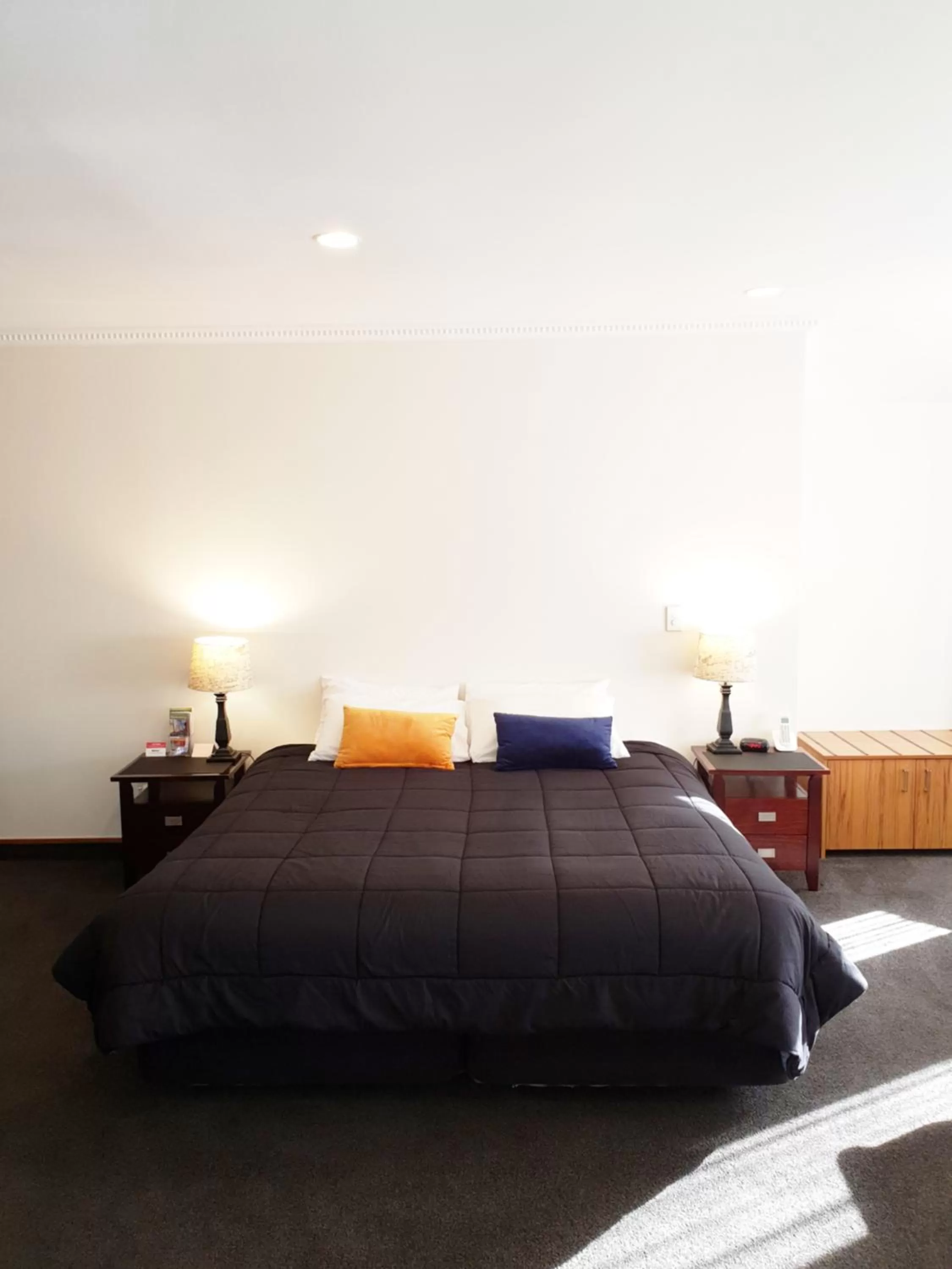 Bed in Fitzherbert Castle Motel