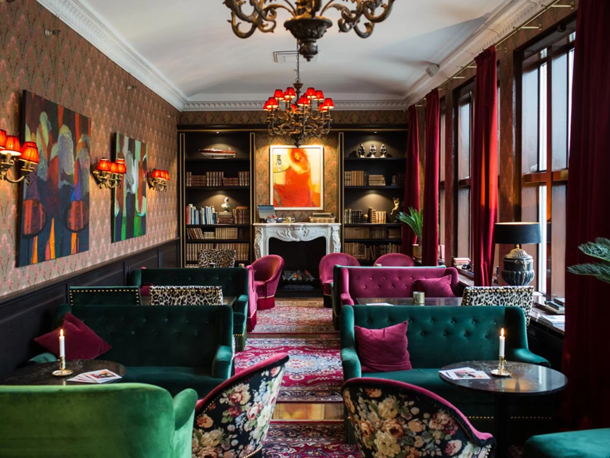 Lobby or reception in Hotel Eggers