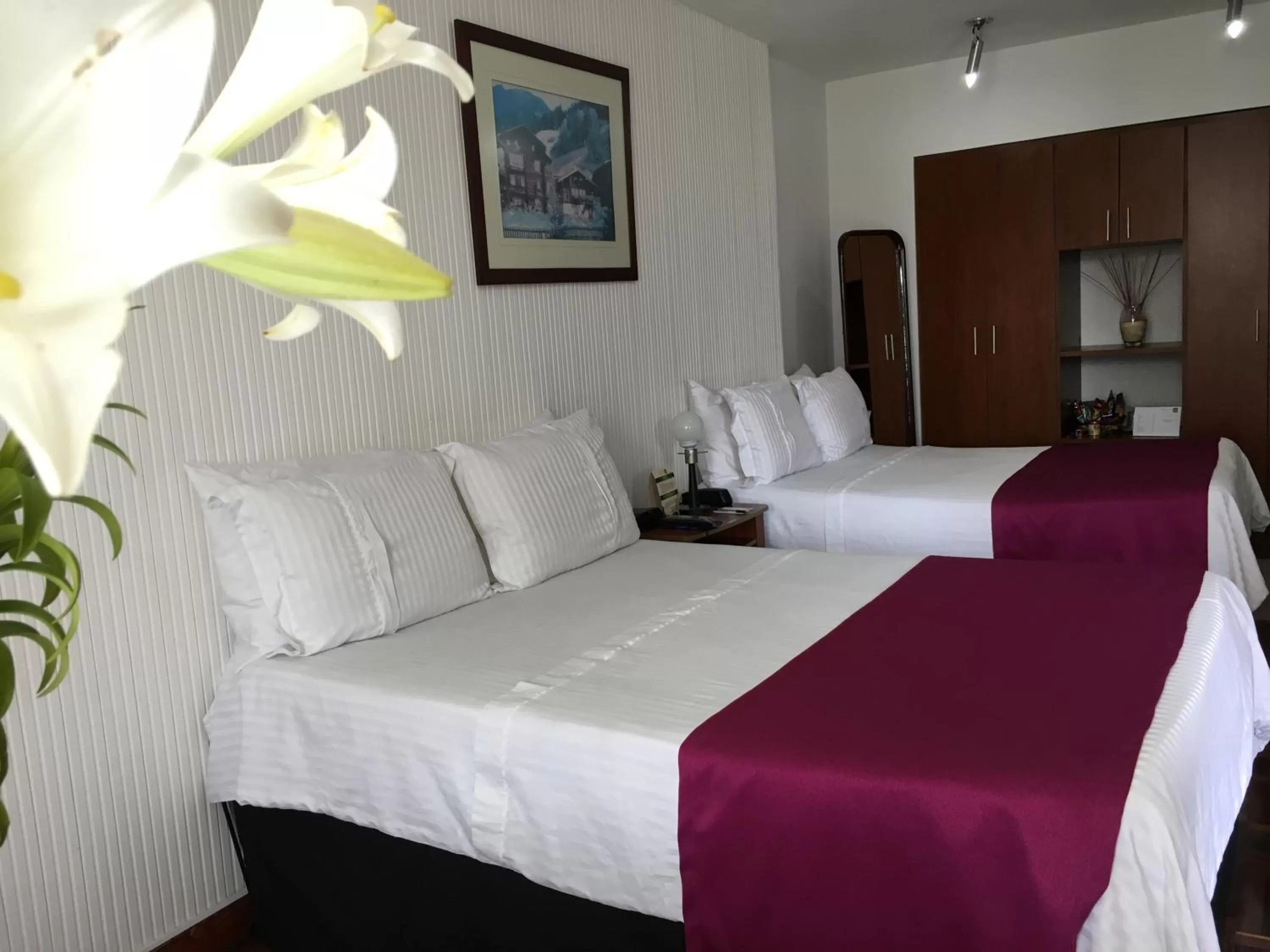 Bed in Hotel Regine's Manizales