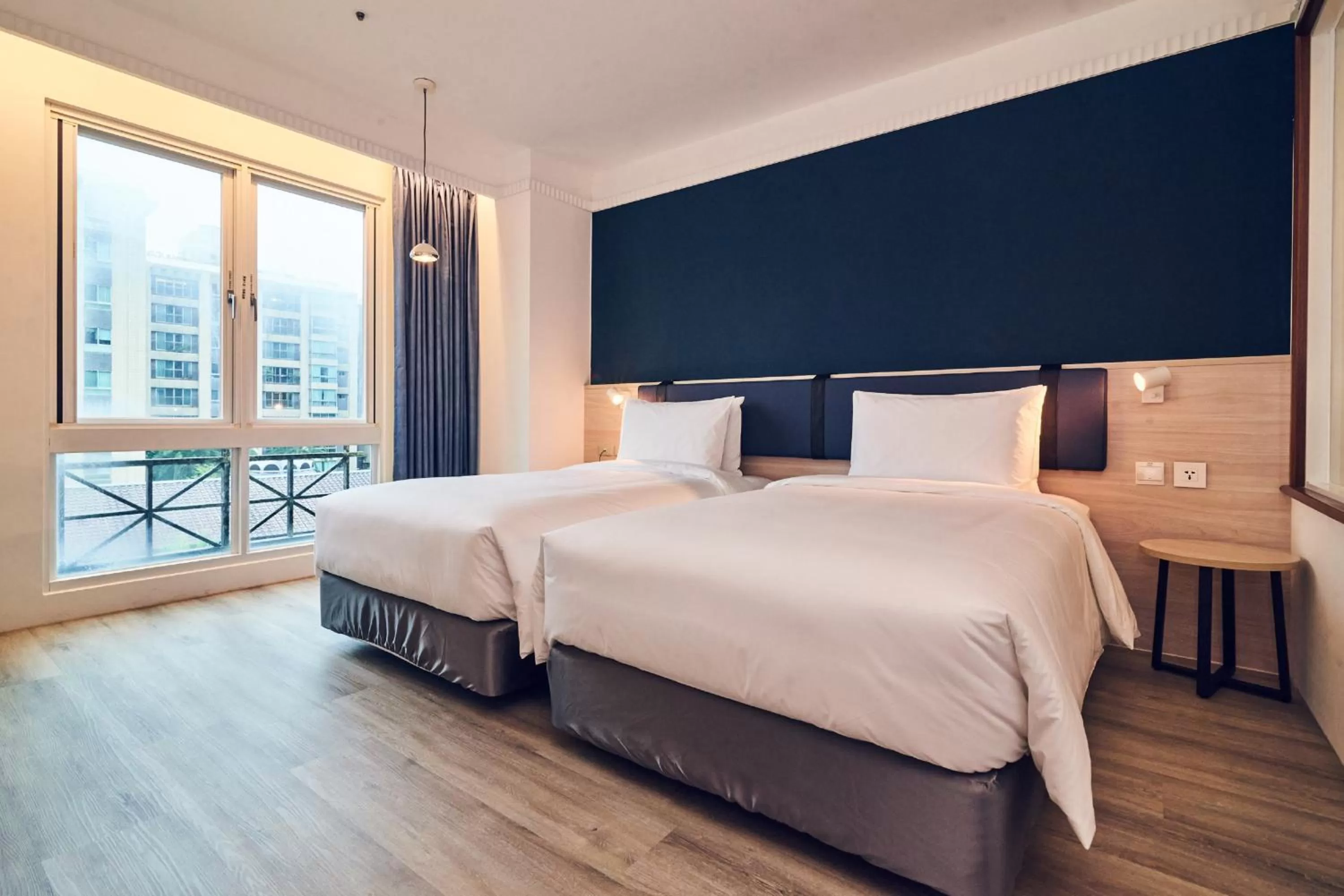 Photo of the whole room, Bed in CHECK inn Select Taipei Nangang