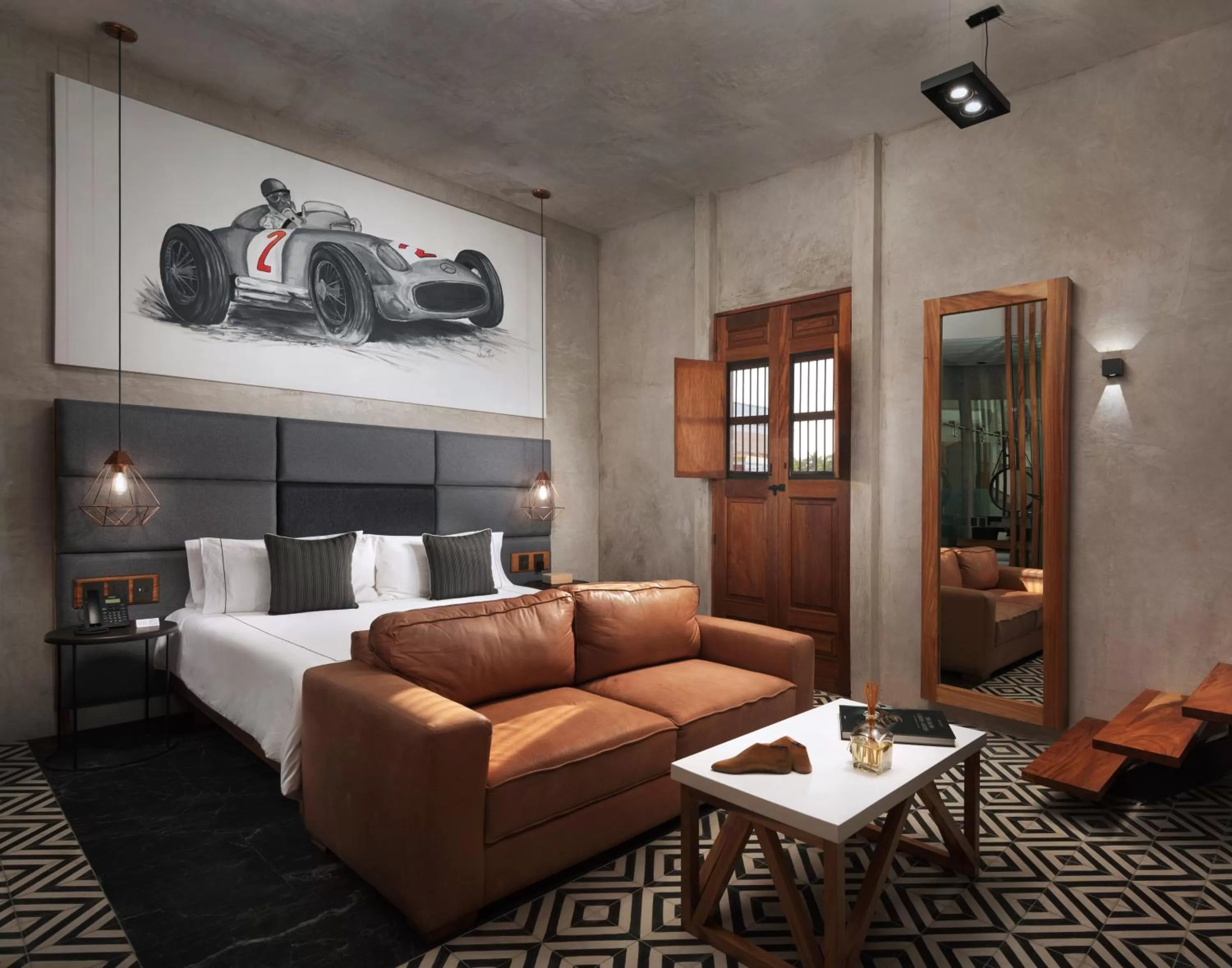 Bed in Diez Diez Collection