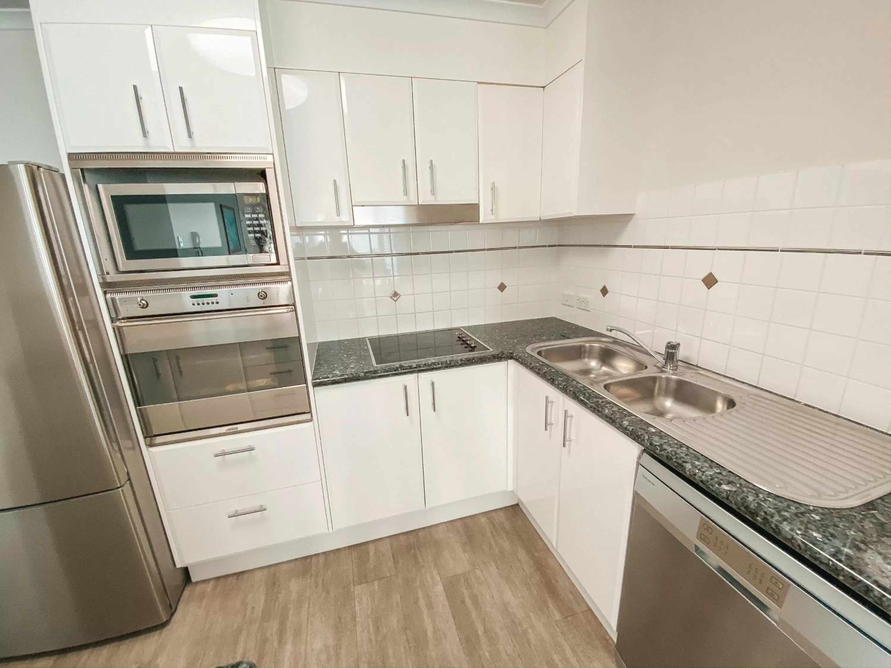 Kitchen or kitchenette in Bargara Blue Resort