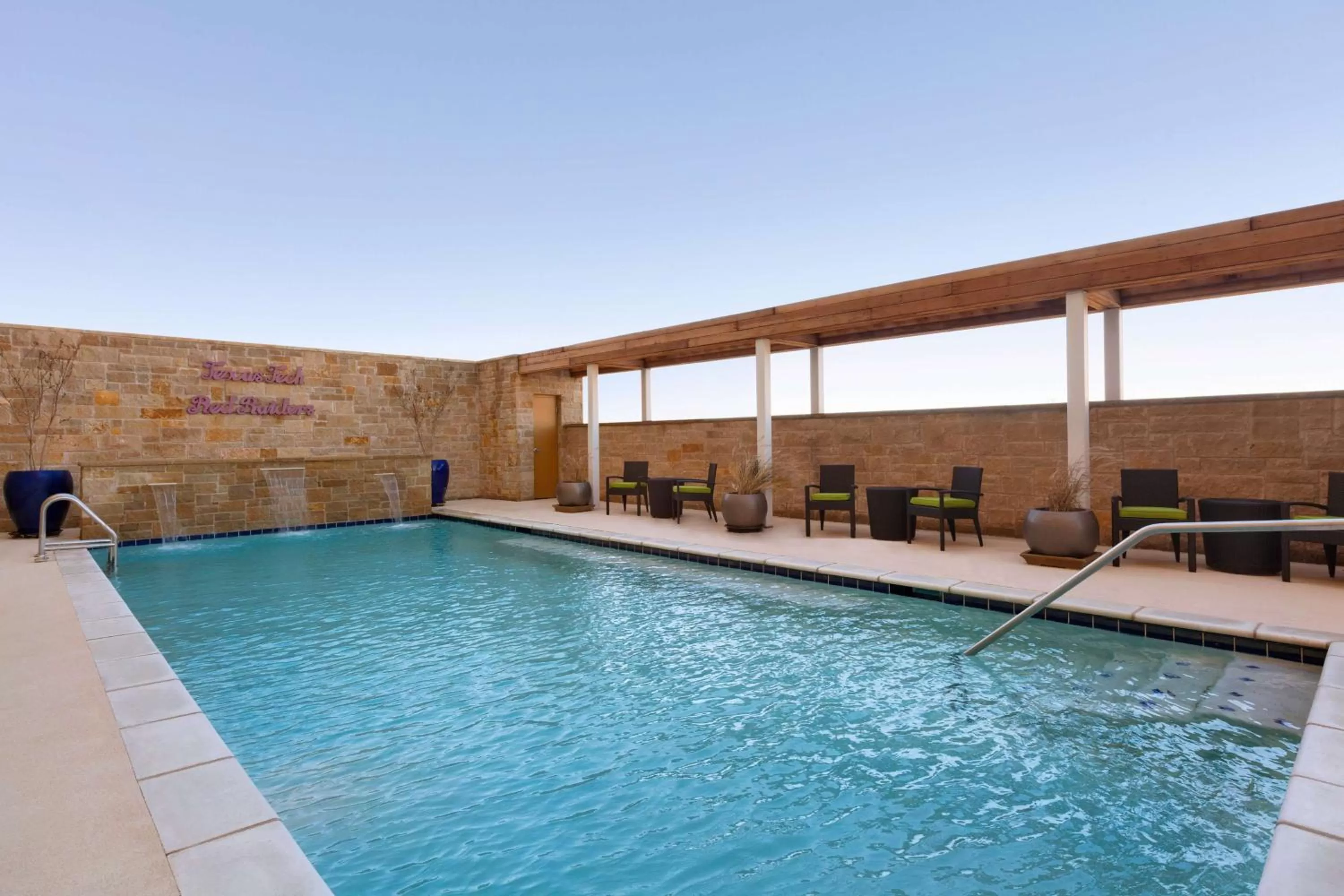 Pool view in Home2 Suites by Hilton Lubbock