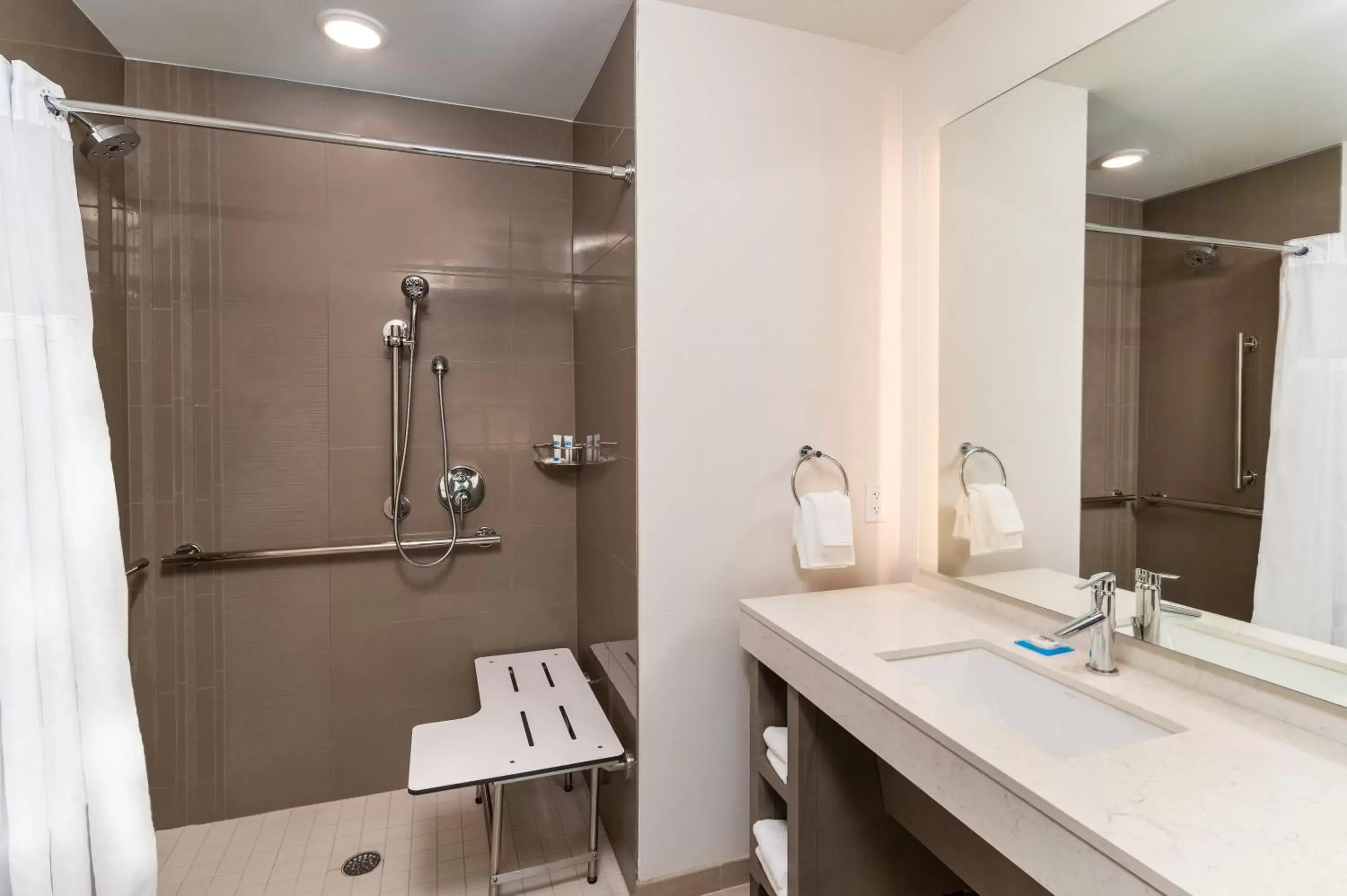 Den King Room with Roll-in Shower - Disability Access in Hyatt House Nashville Airport Den King Room with Roll-in Shower - Disability Access in Hyatt House Nashville Airport