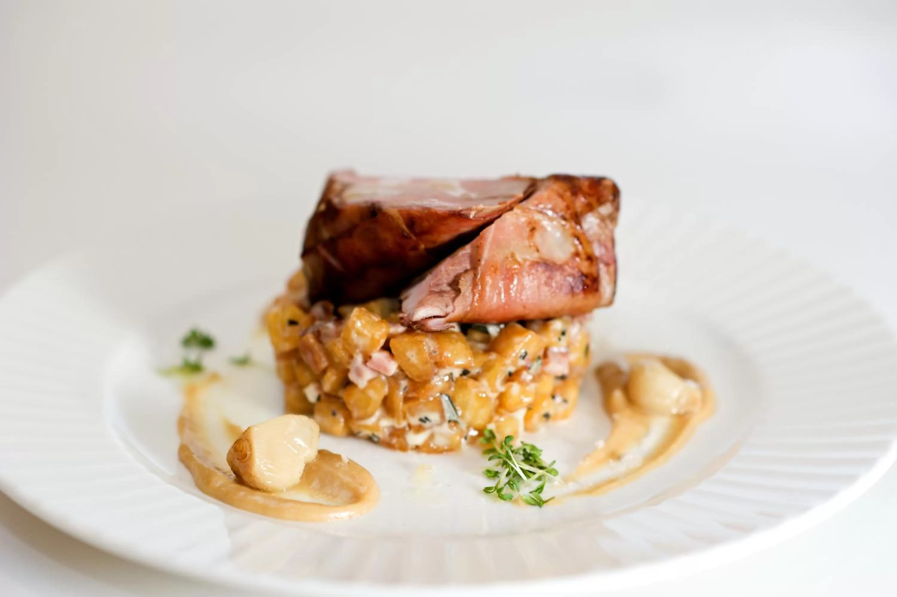 Food close-up in Hotel Bílý Páv