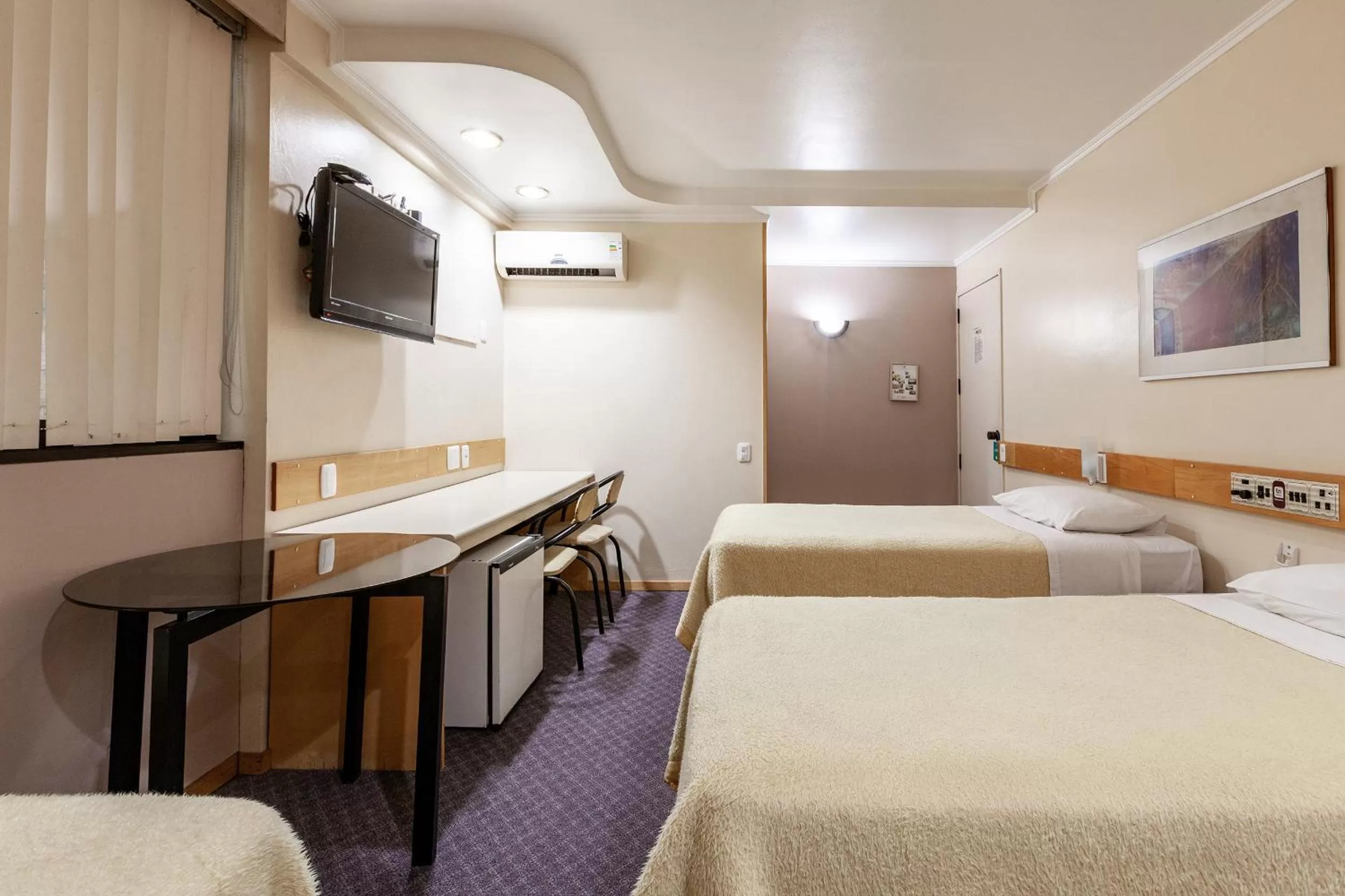 Bed in Tri Hotel Smart Caxias