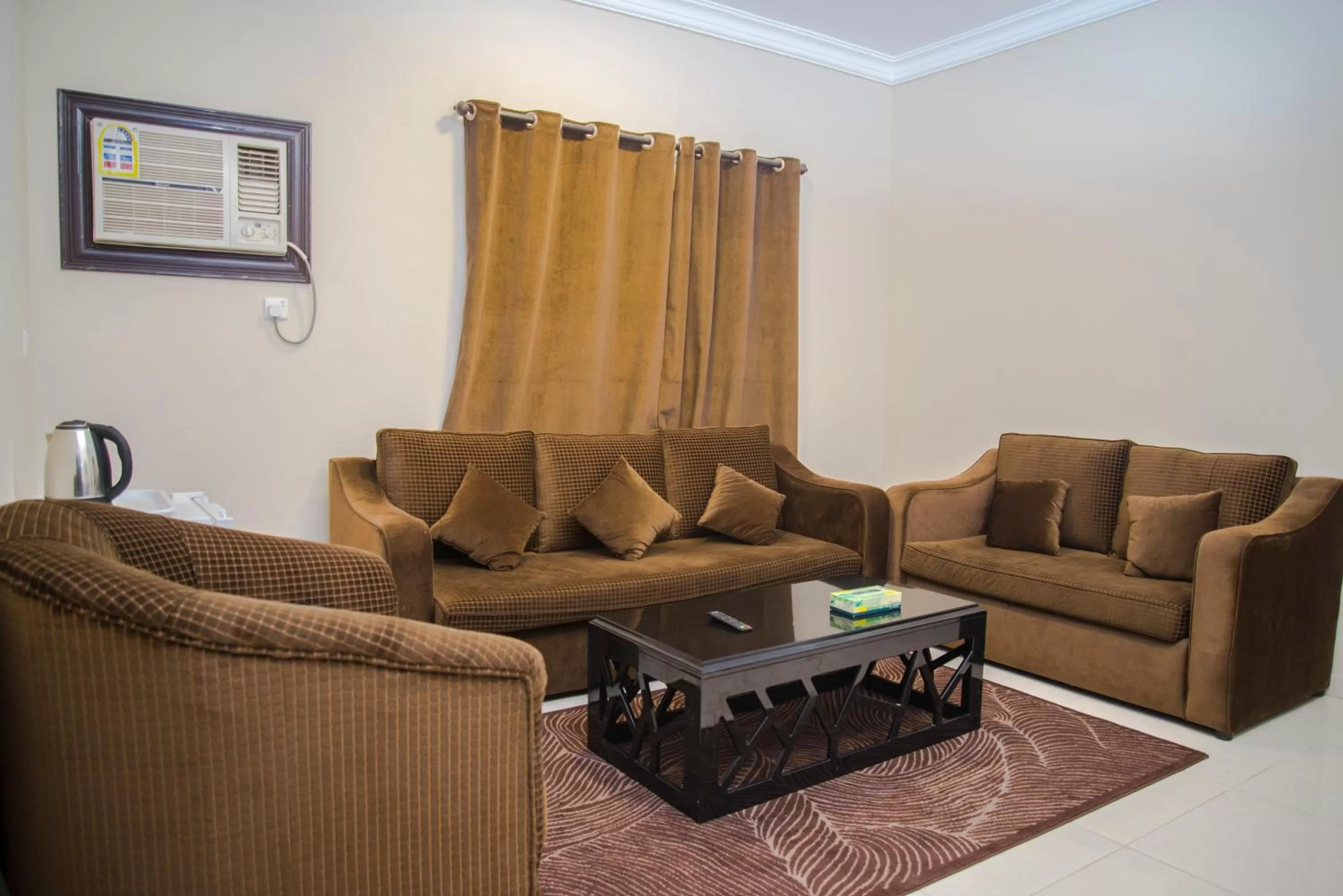 Seating Area in Shams Suites Furnished Units