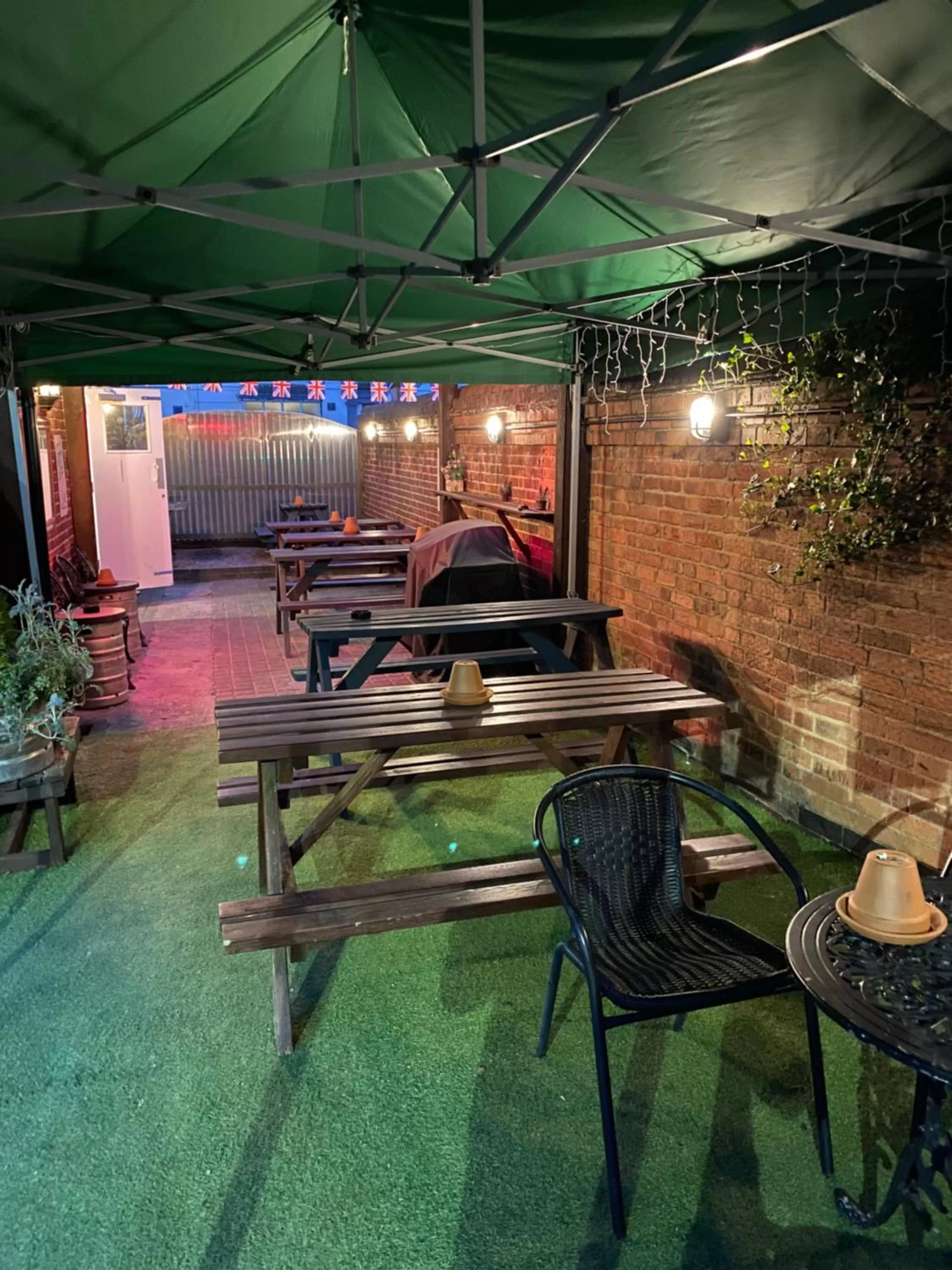 Seating area in The Plough Inn Wigston