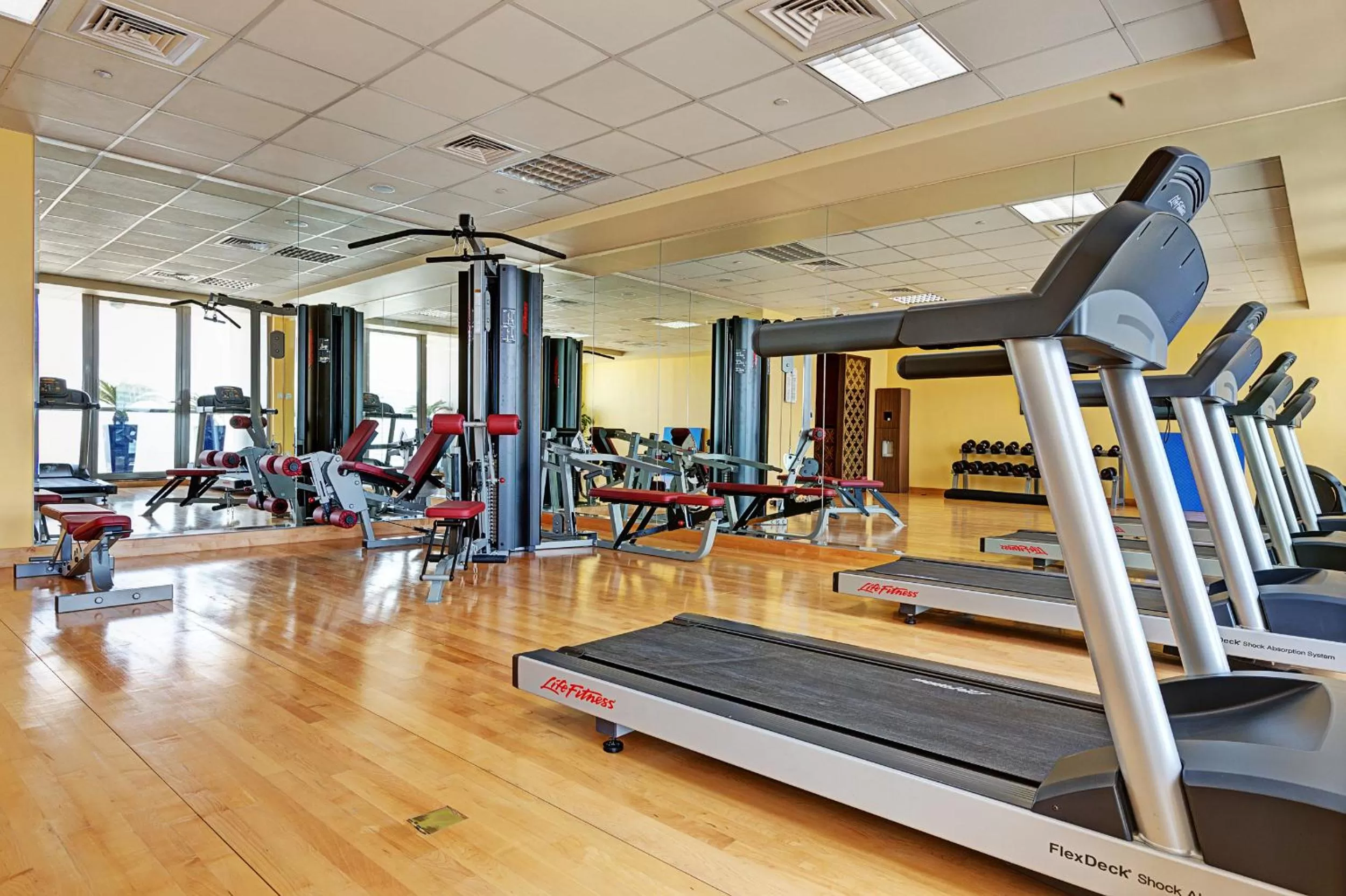Fitness centre/facilities in Abidos Hotel Apartment Dubai Land