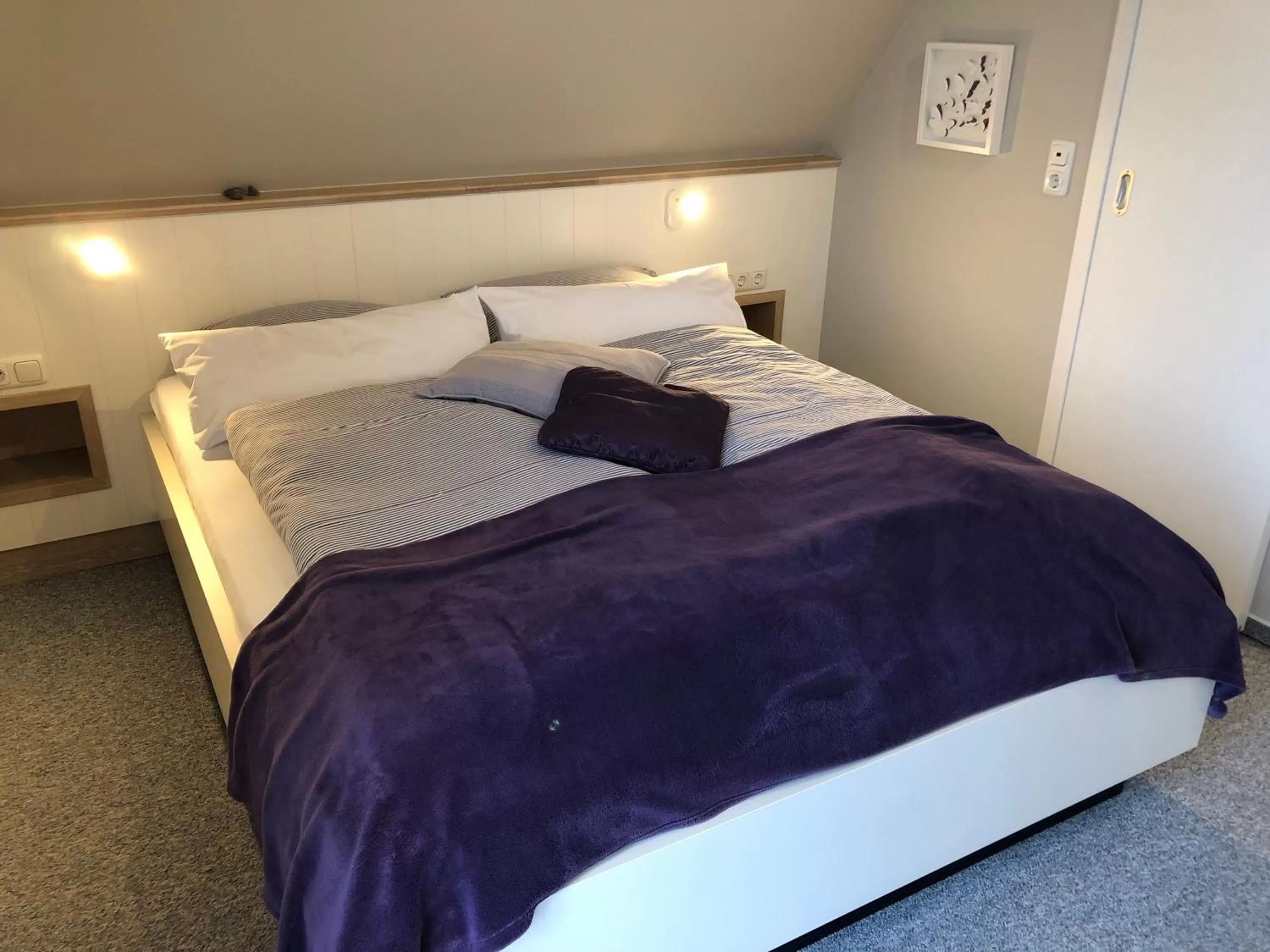 Bed in Hotel garni Seeluft Büsum