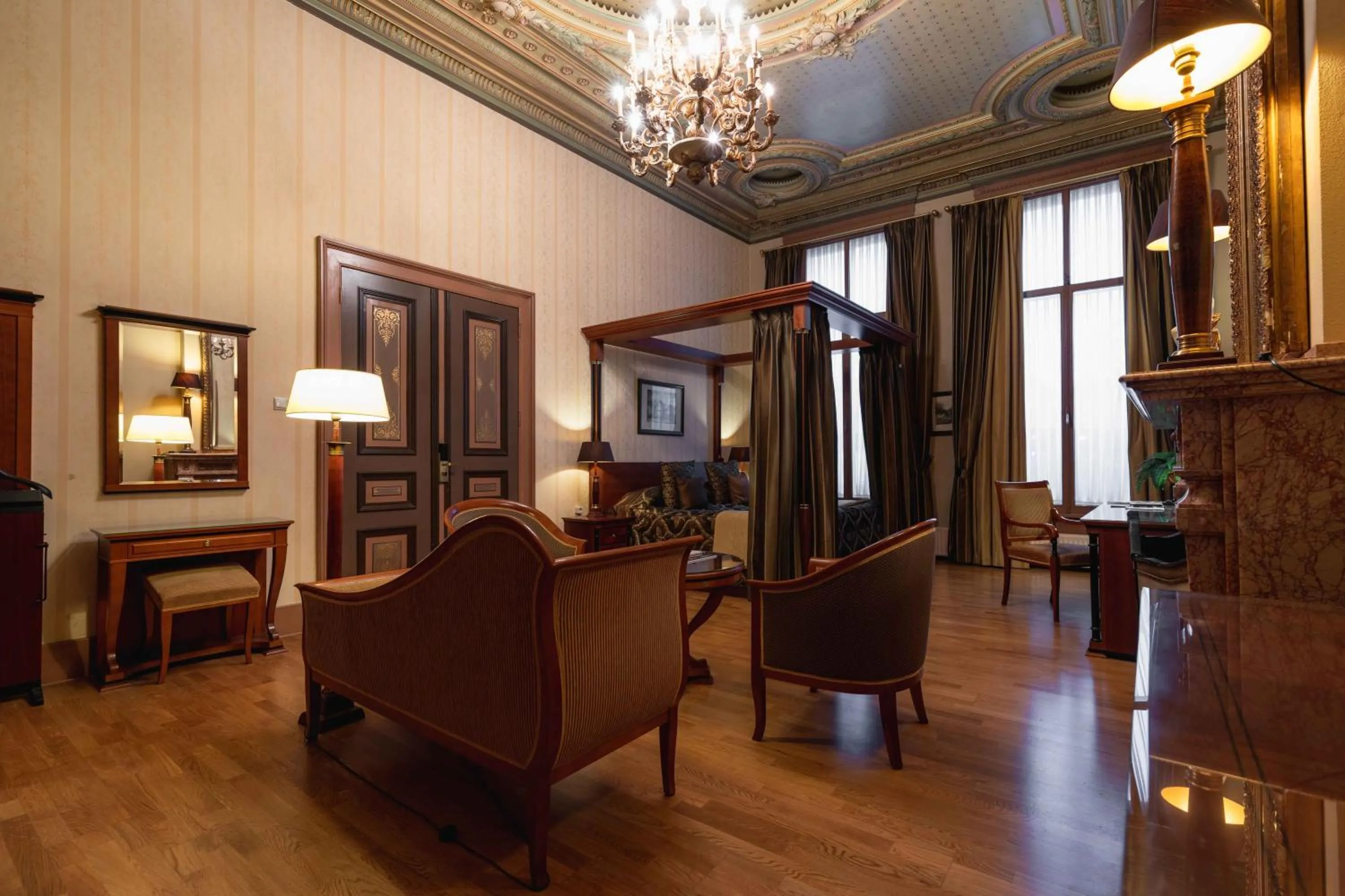 Living room in Grand Hotel en Résidence De Draak