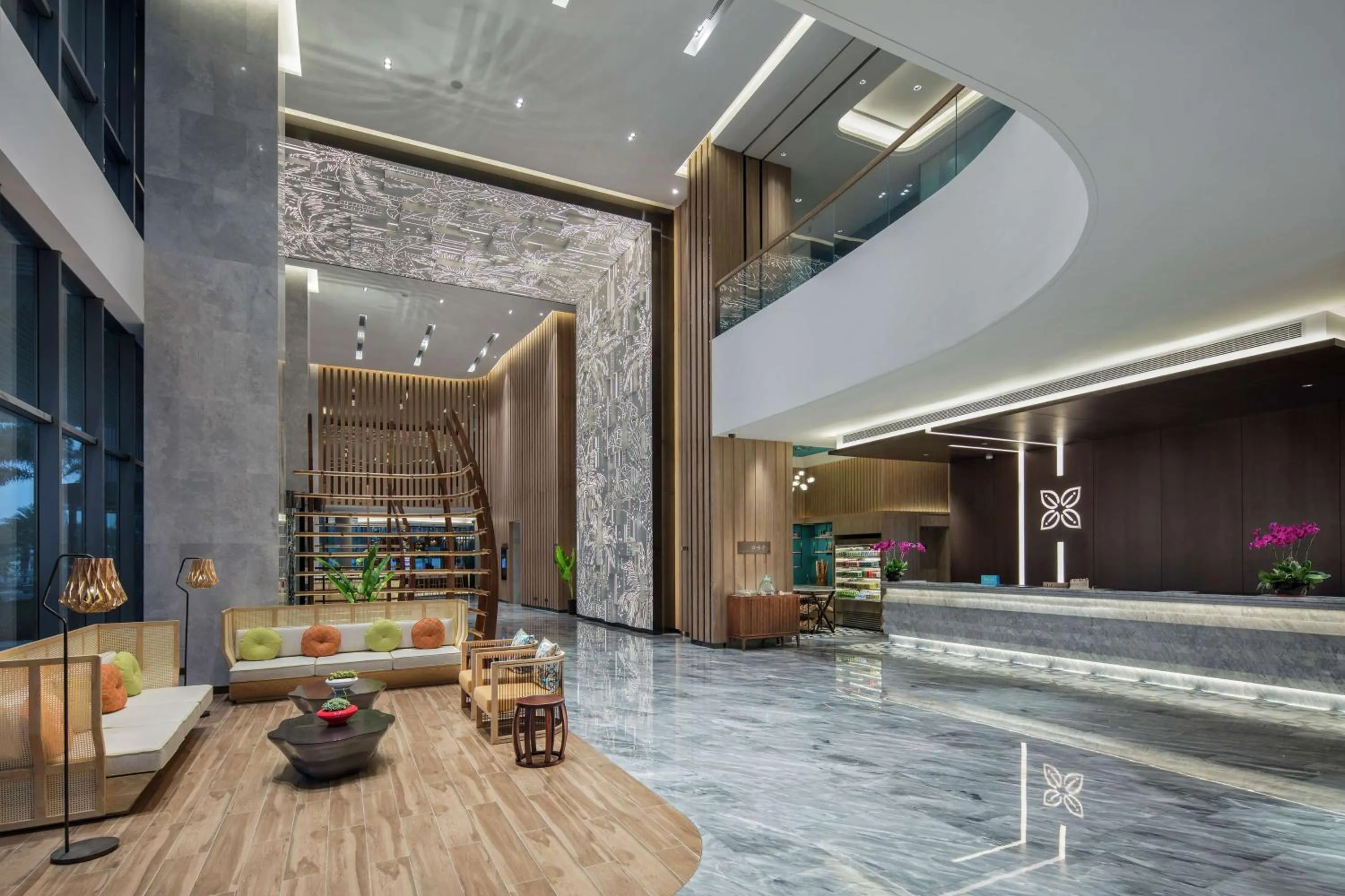 Lobby or reception in Hilton Garden Inn Sanya
