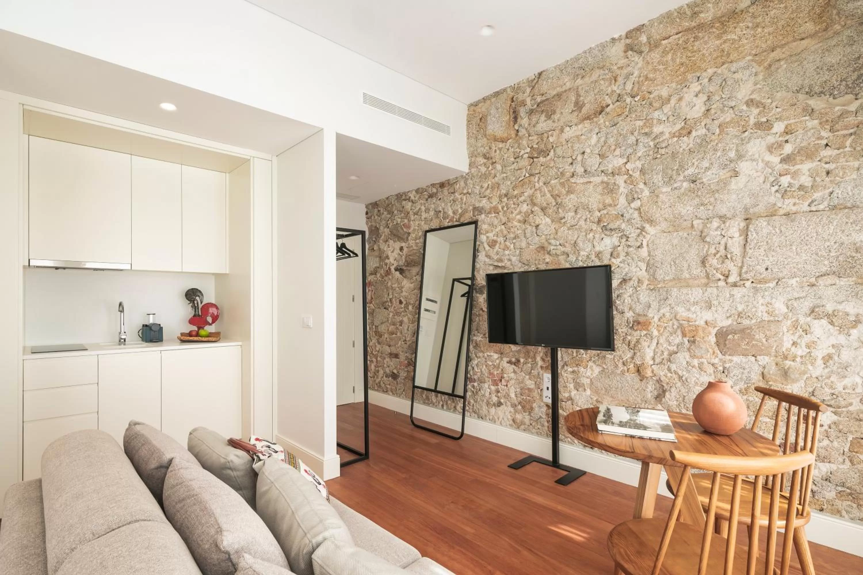 Living room in Porto River Infante