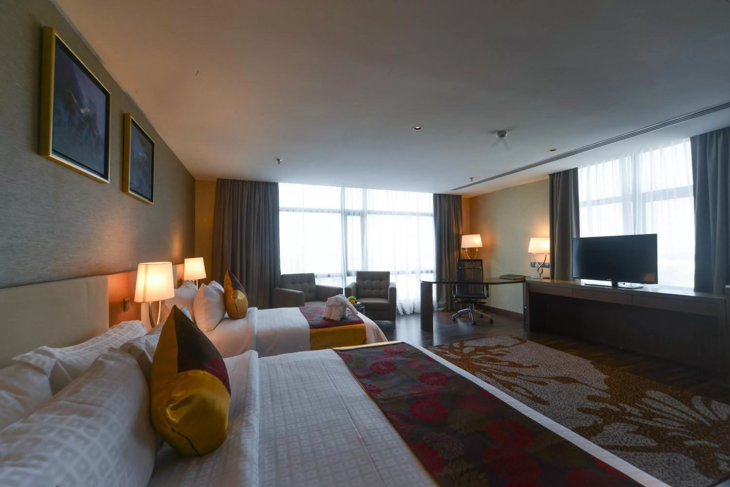 Bed in The Light Hotel Penang